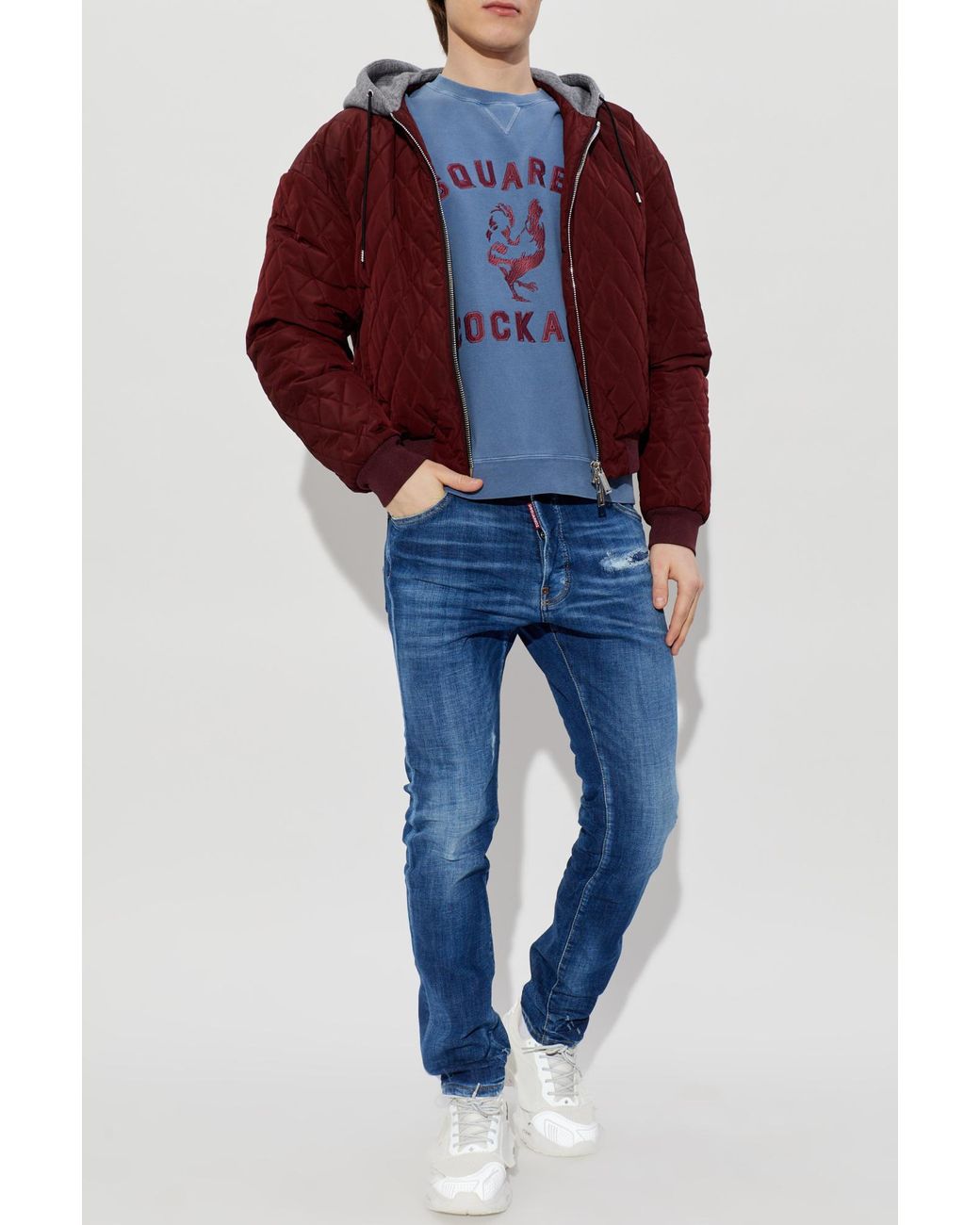 DSquared² Red 'Bomber' Jacket for men