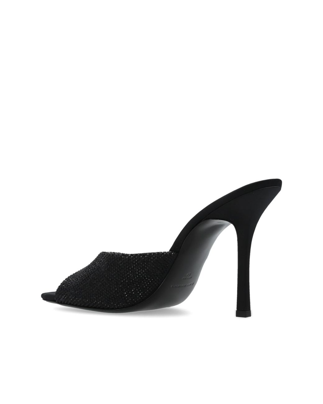 Alexander Wang Blue Heeled Mules 'Cher'