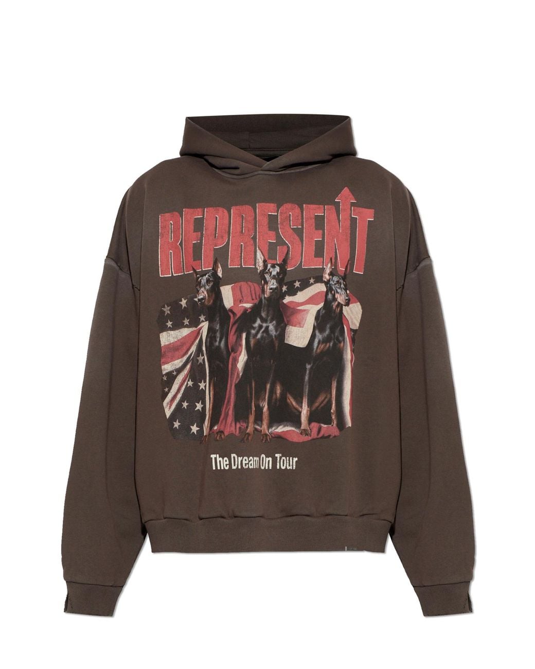 Represent Brown "Dream On Tour" Sweatshirt for men