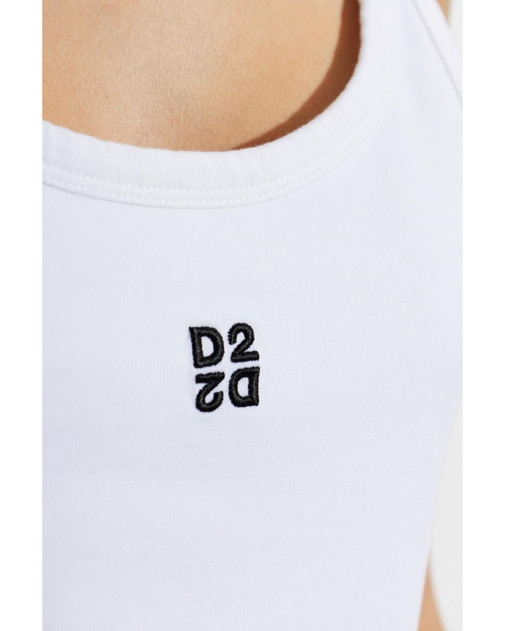 DSquared² White Sleeveless Top
