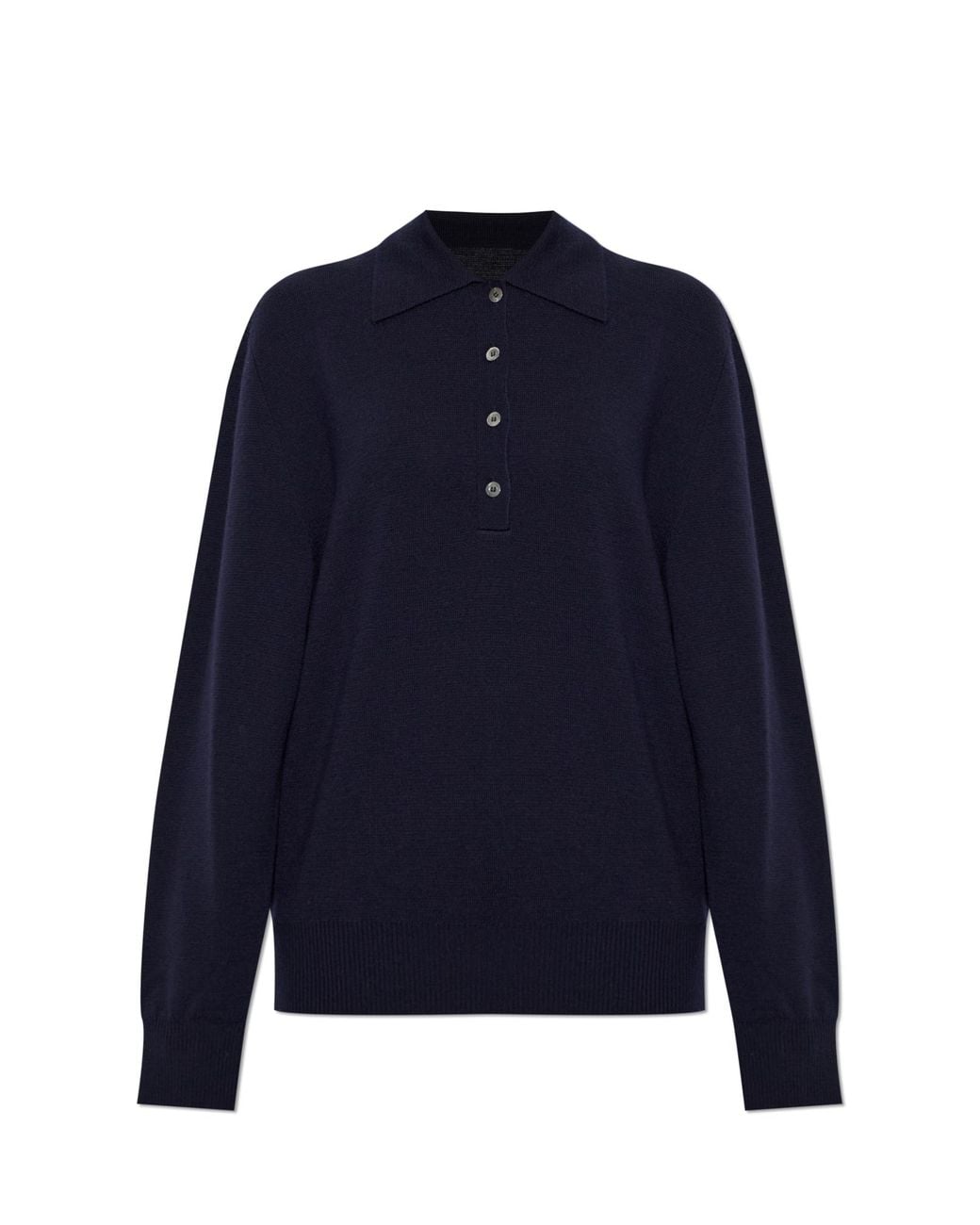 Rohe Blue Wool Polo