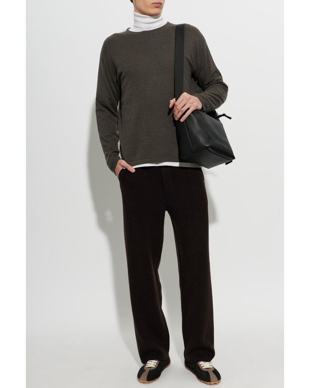 Lisa Yang Gray 'Theodore' Sweater for men