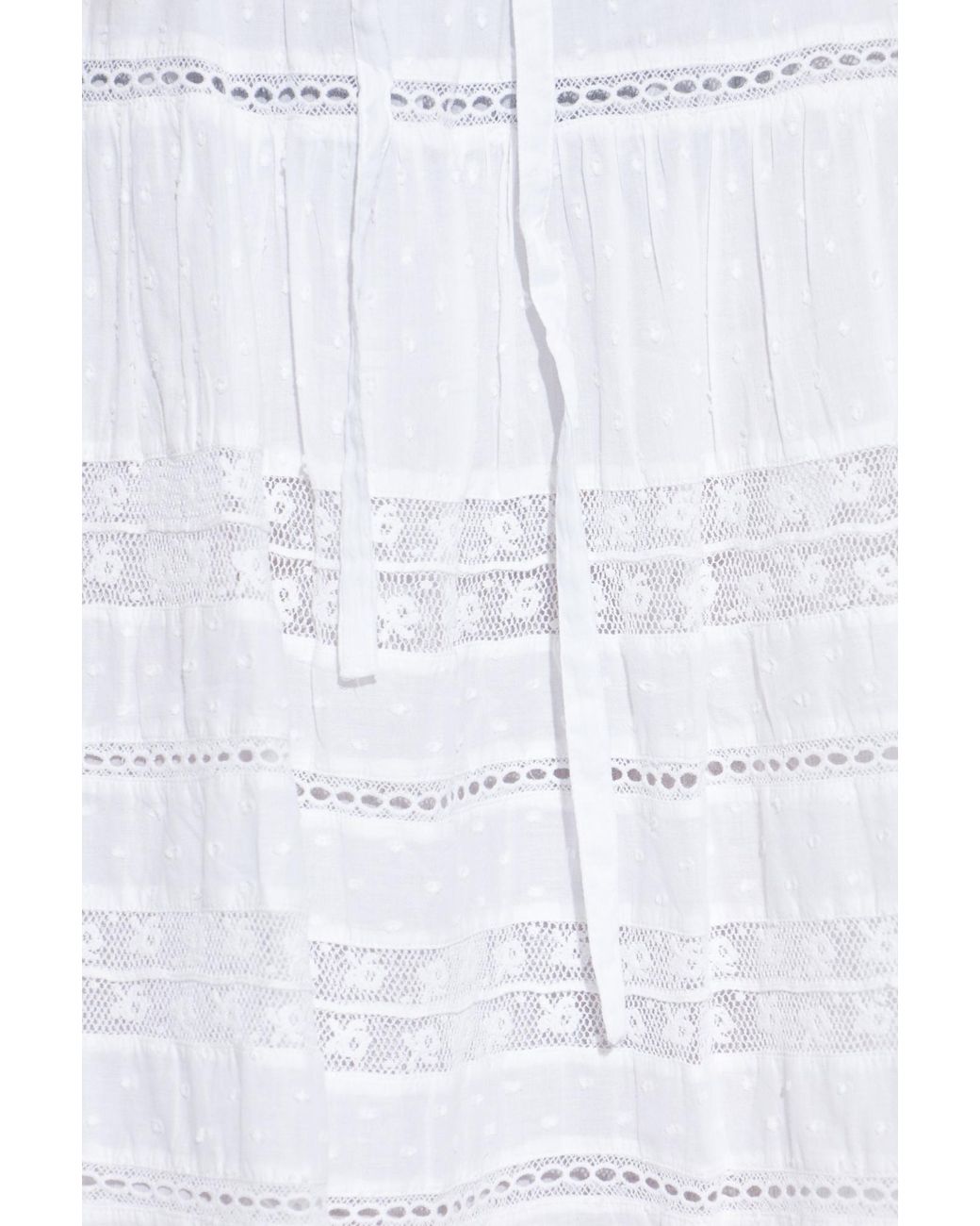 LoveShackFancy White "Donna" Skirt