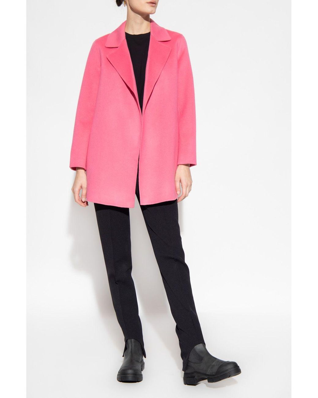 Theory pink hotsell coat