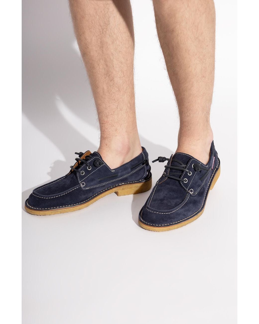 DSquared² Blue Suede Shoes for men