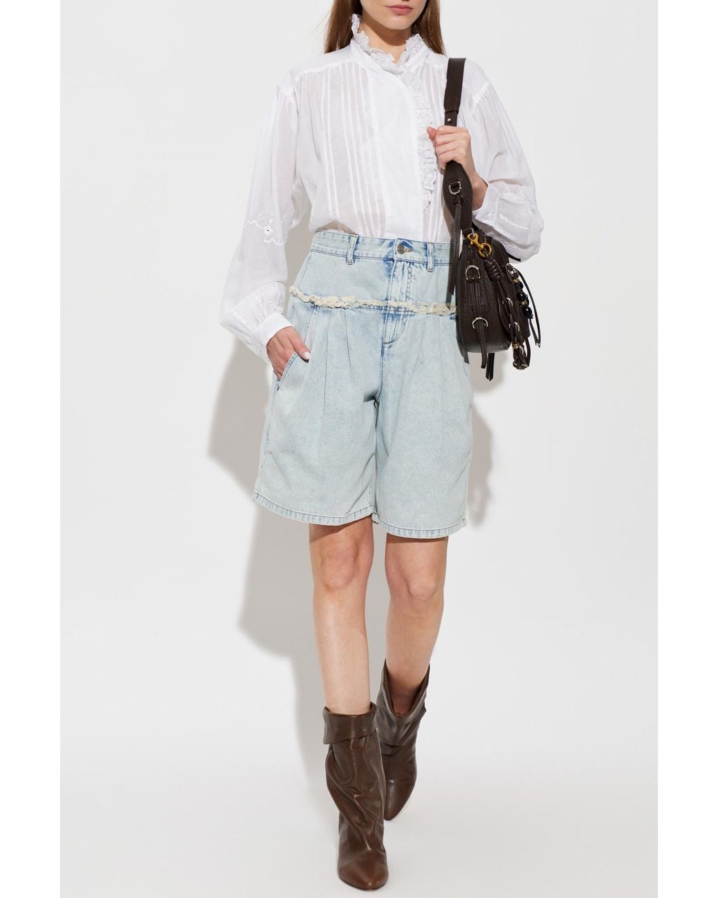 Isabel Marant White Shirt 'Leota'