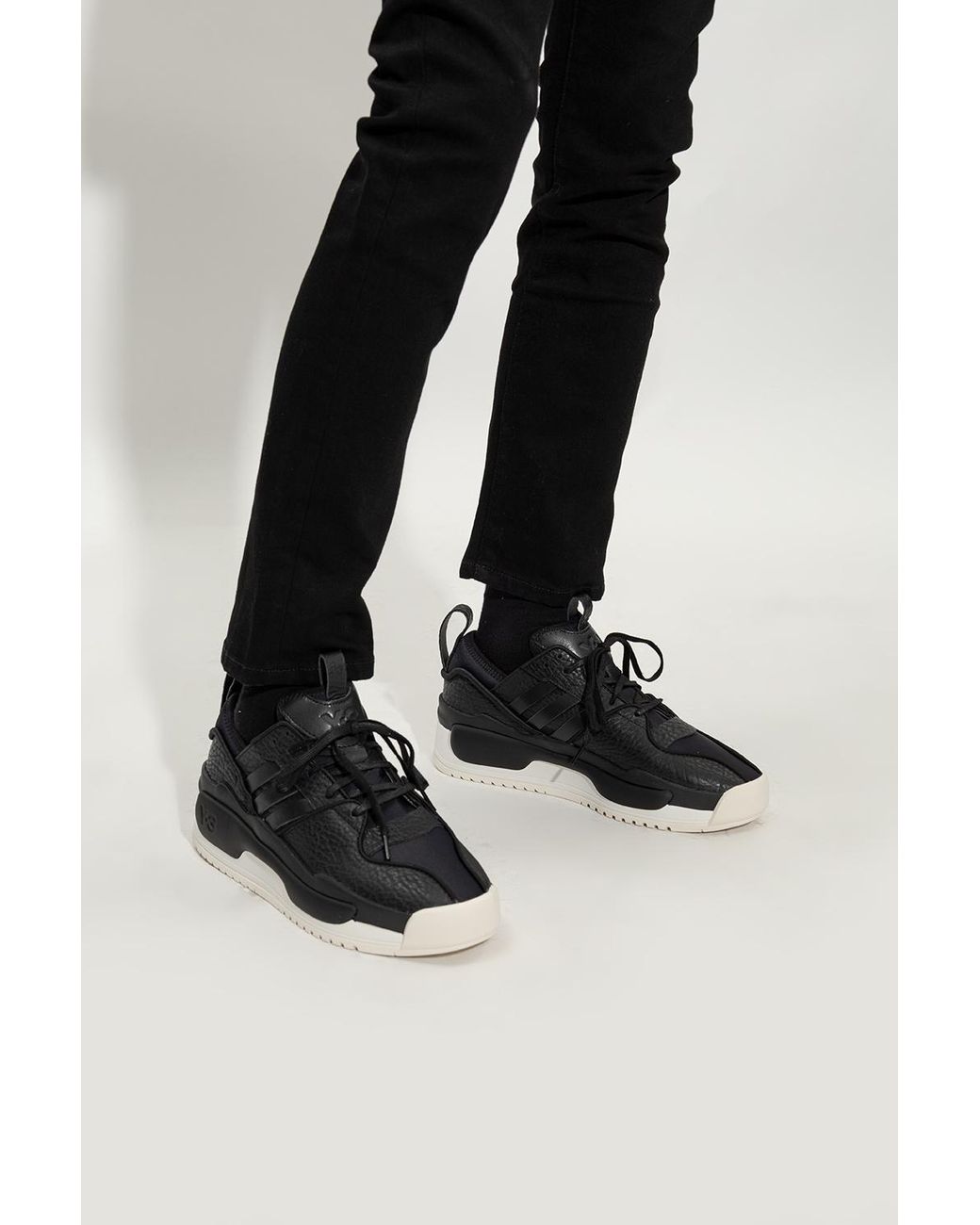 Y-3 'hokori Iii' Sneakers in Black for Men | Lyst