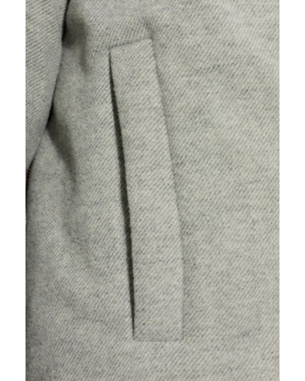 Moncler Natural 'Vivante' Wool Down Jacket