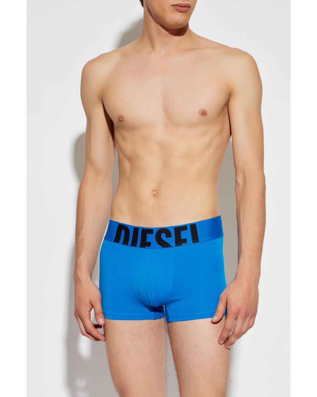 DIESEL Blue Three-Pack Of Boxer Briefs 'Umbx-Damienthreepack' for men