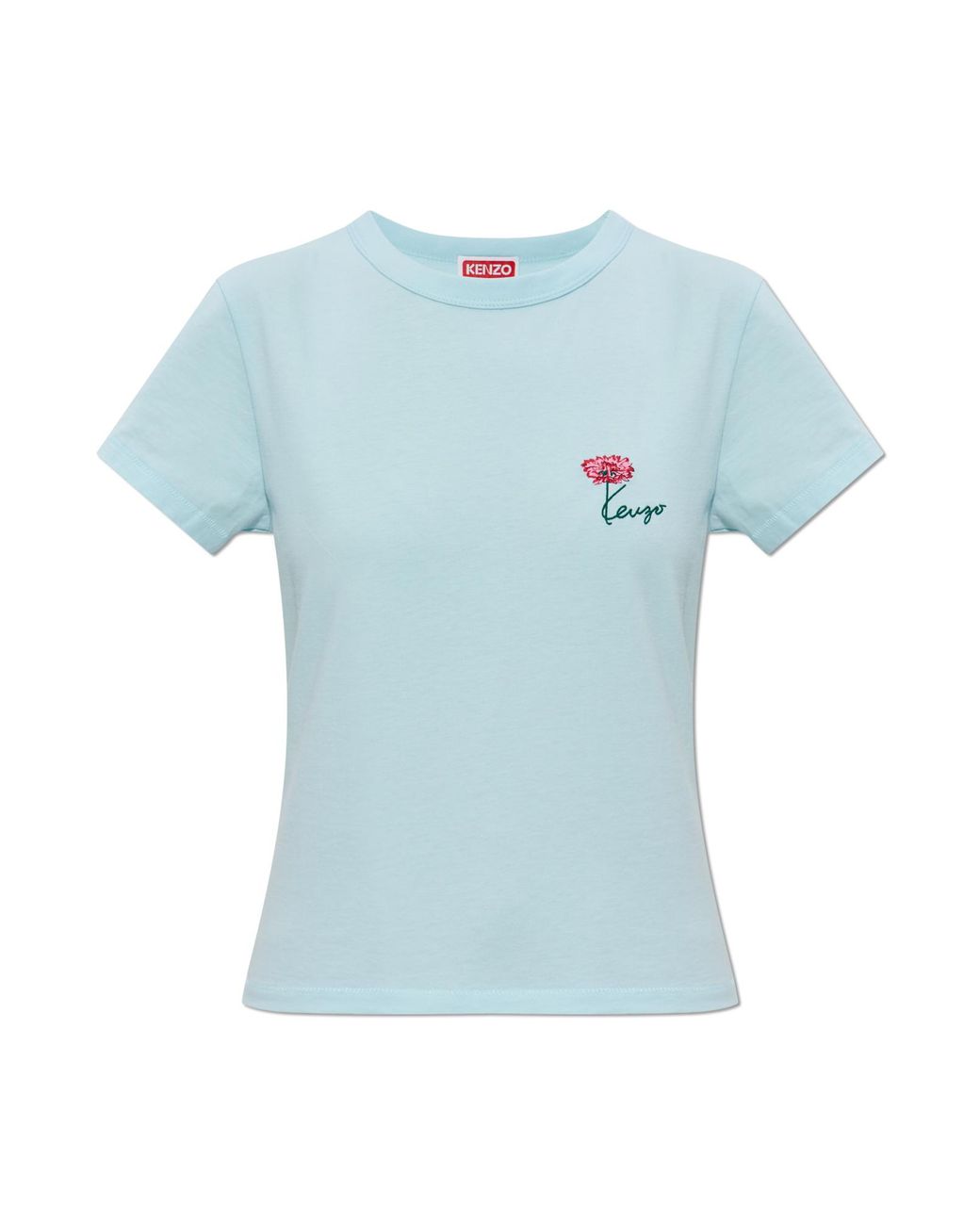 KENZO Blue T-Shirt With Logo