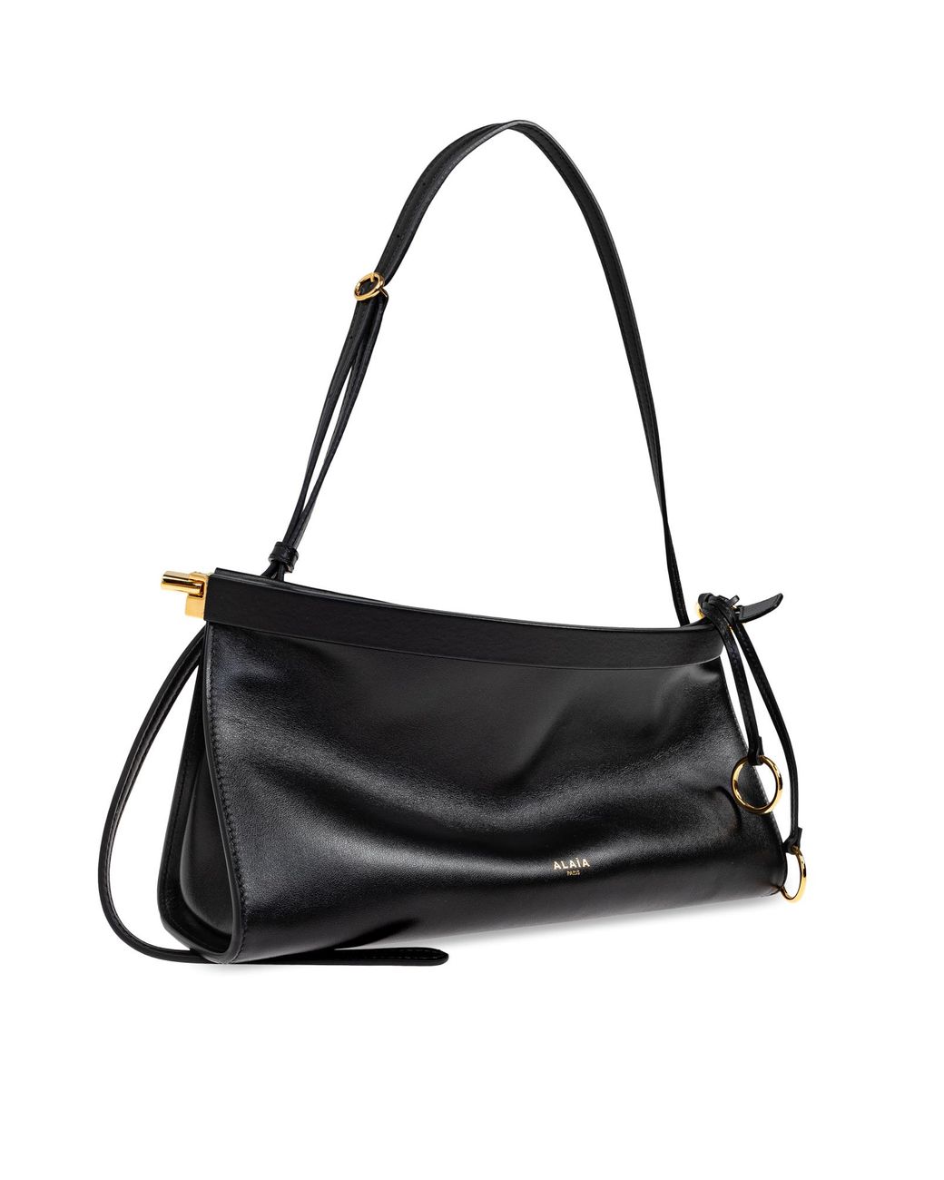 Alaïa Shoulder Bag 'Le Click East West Medium' in Black | Lyst
