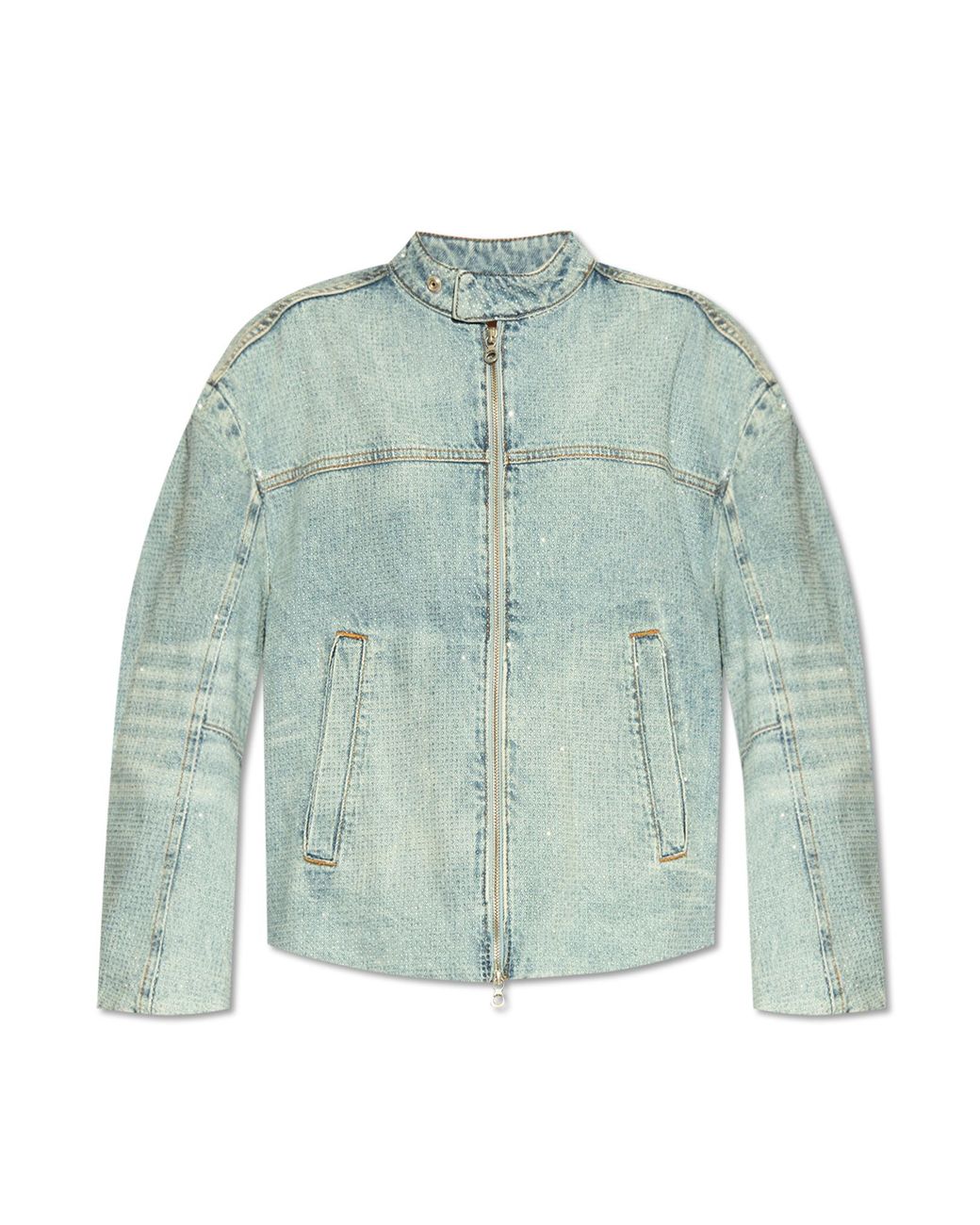 DIESEL Green Denim Jacket 'De-Marge-Fse'