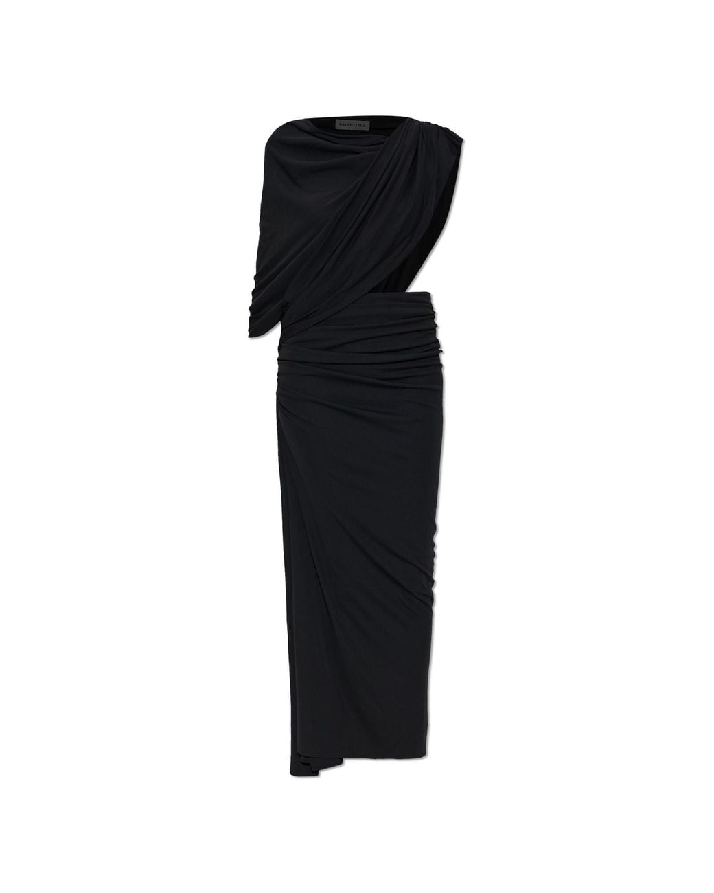 Balenciaga Black Asymmetric Dress