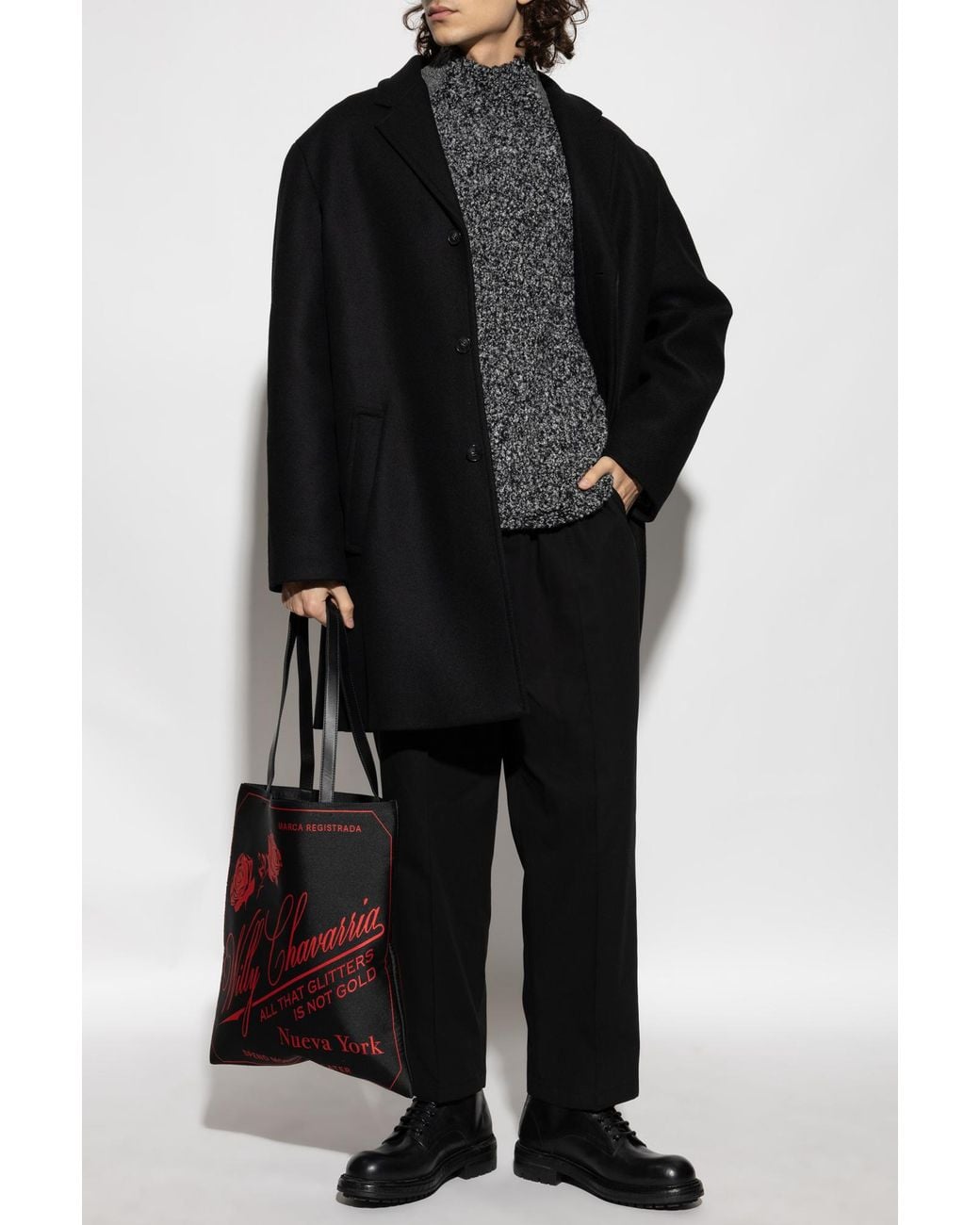 DIESEL Gray Wool Sweater 'K-Erland' for men