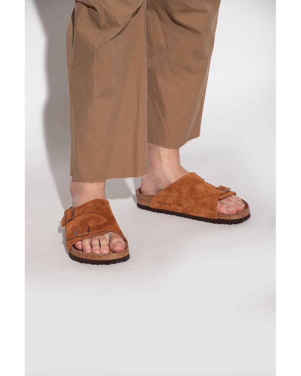 Birkenstock Brown 'Zurich' Sandals for men