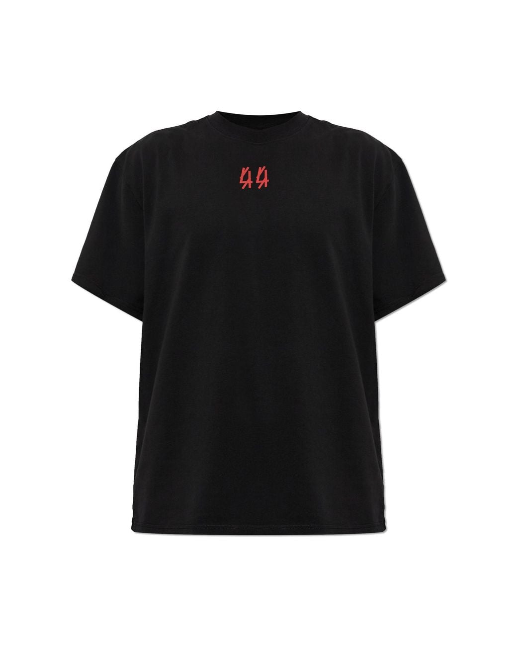 44 Label Group Black Printed T-Shirt for men