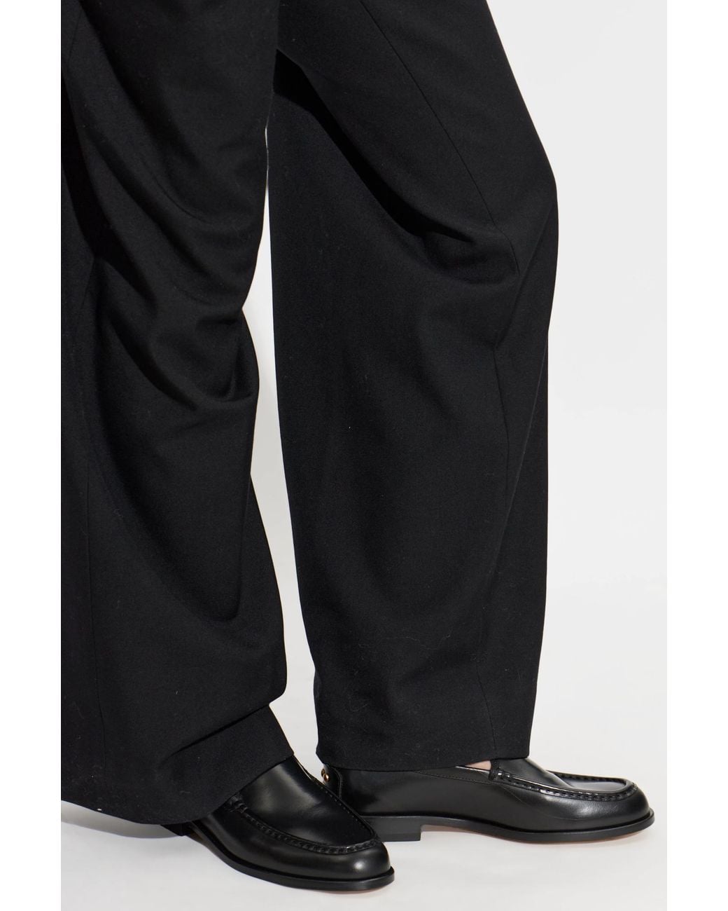 Tod's Black Leather 'Loafers' Shoes