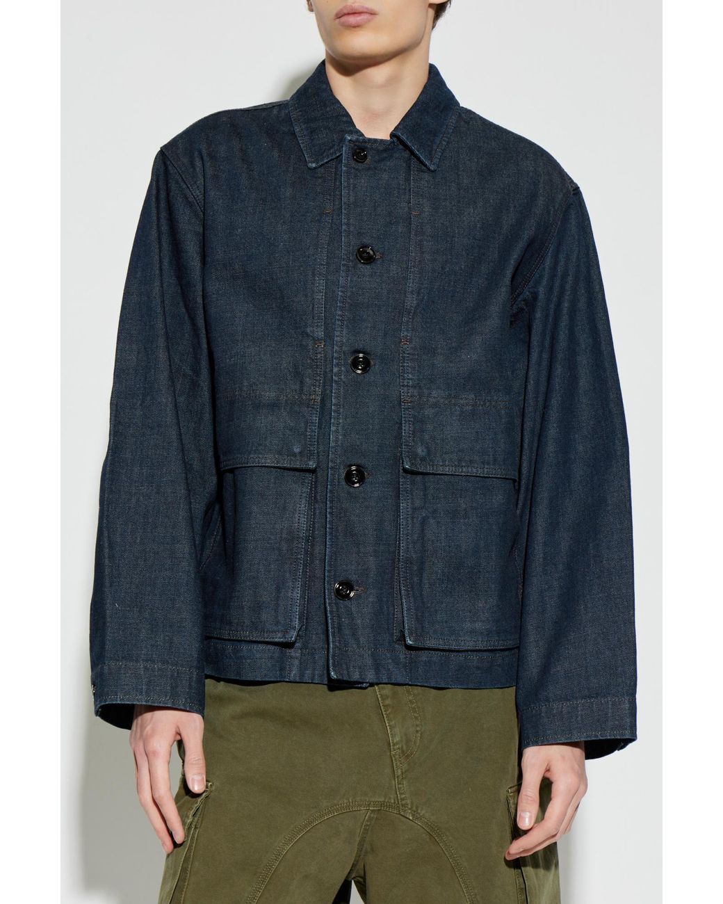 Lemaire Blue Denim Jacket for men