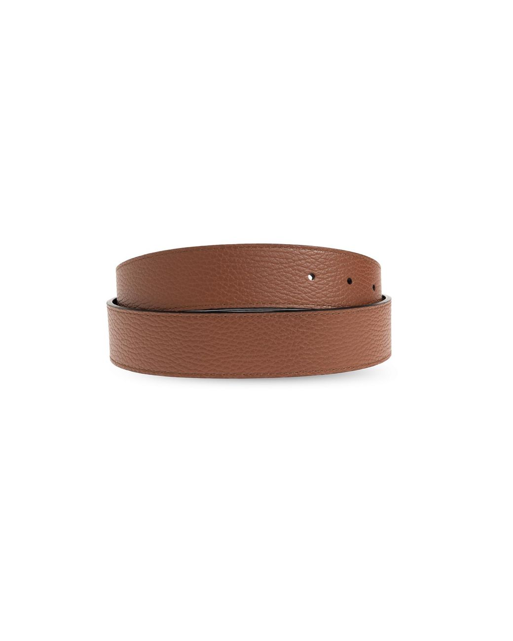 Ferragamo Brown Leather Belt for men