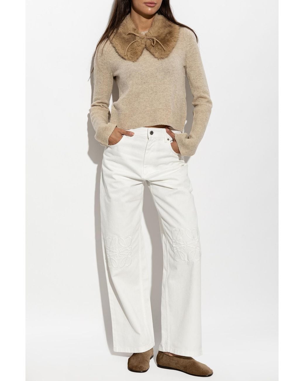 By Malene Birger Natural Wool Sweater 'Hannah'