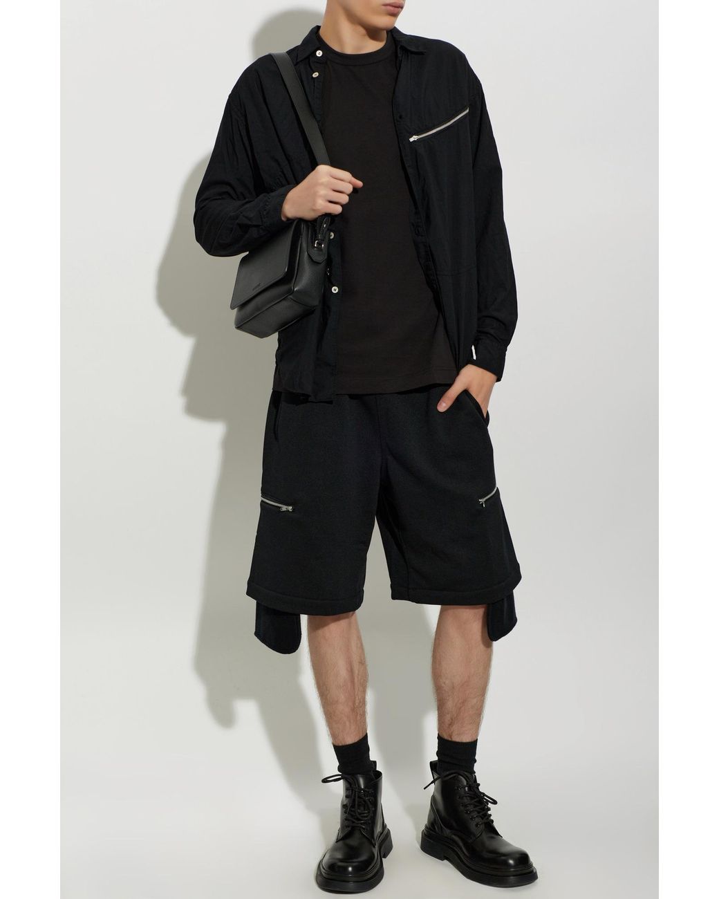 Comme des Garçons Black Cotton T-Shirt With A Crew Neck for men