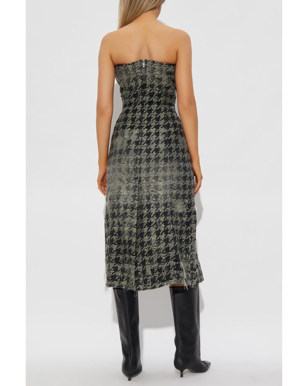 DIESEL Gray Dress 'De-Olivia-Fsh'