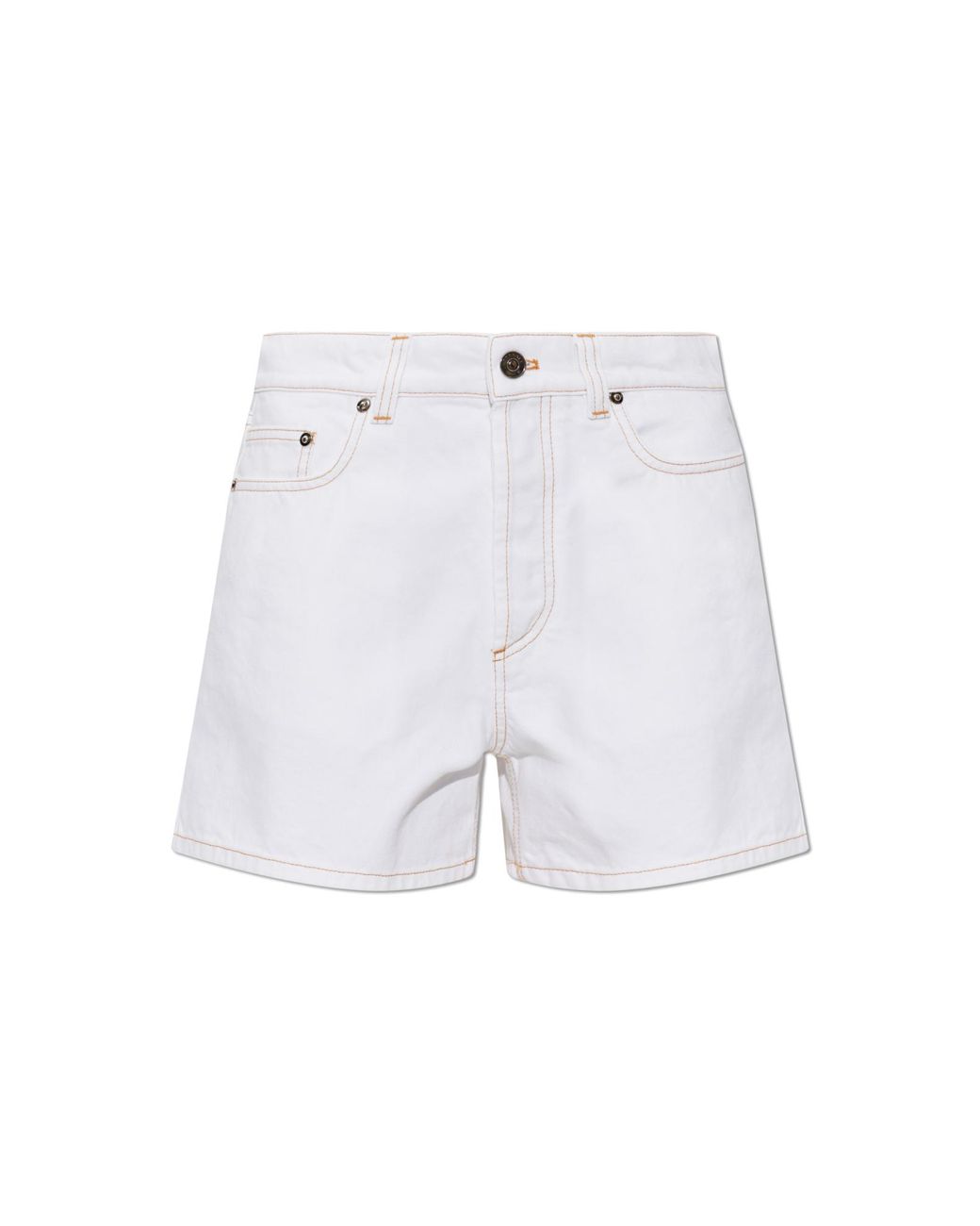 Versace White Denim Shorts