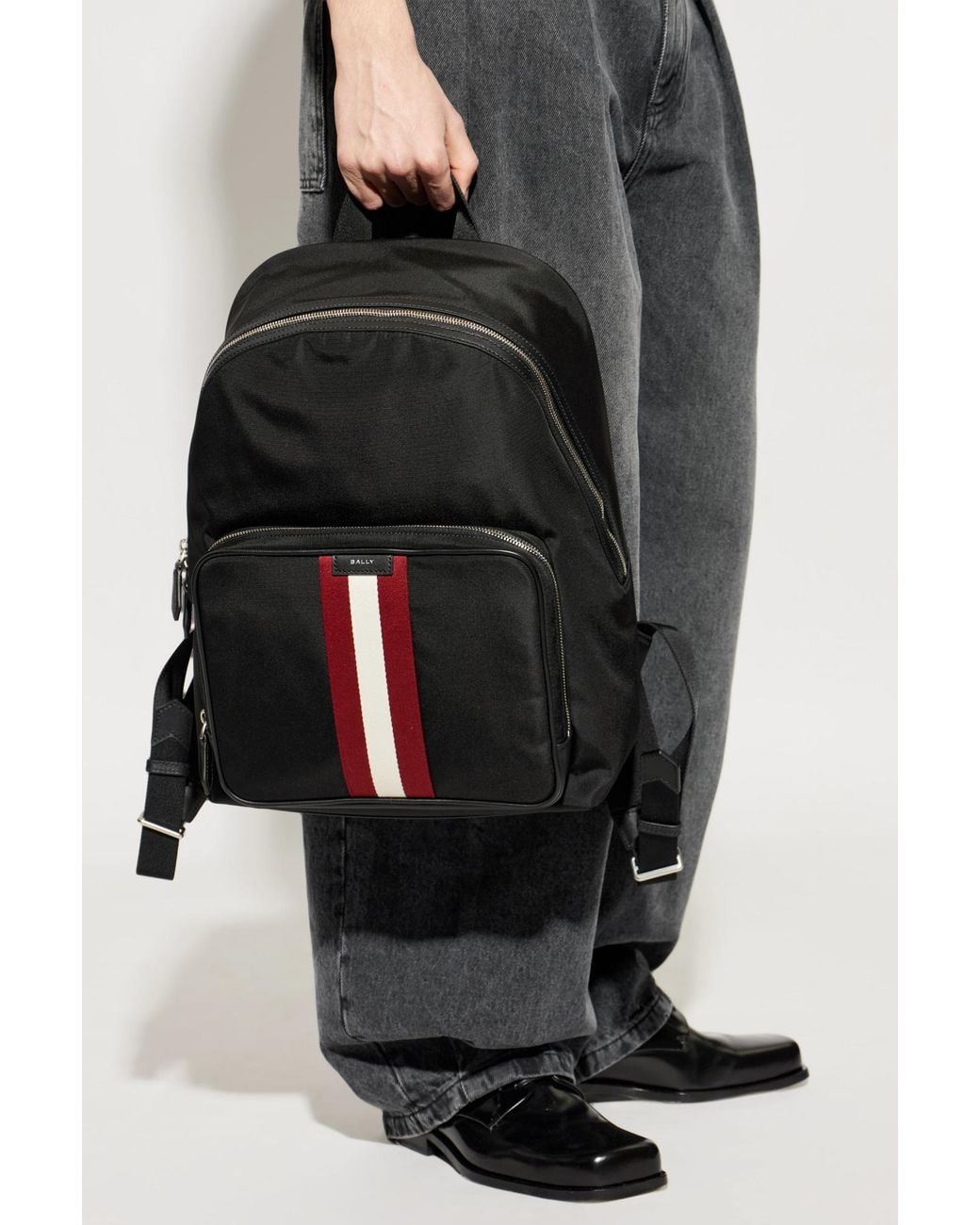 Bally Black Backpack 'Code' for men