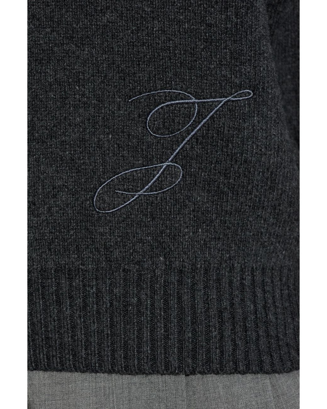 Jacquemus Black Wool Turtleneck 'Pallone'