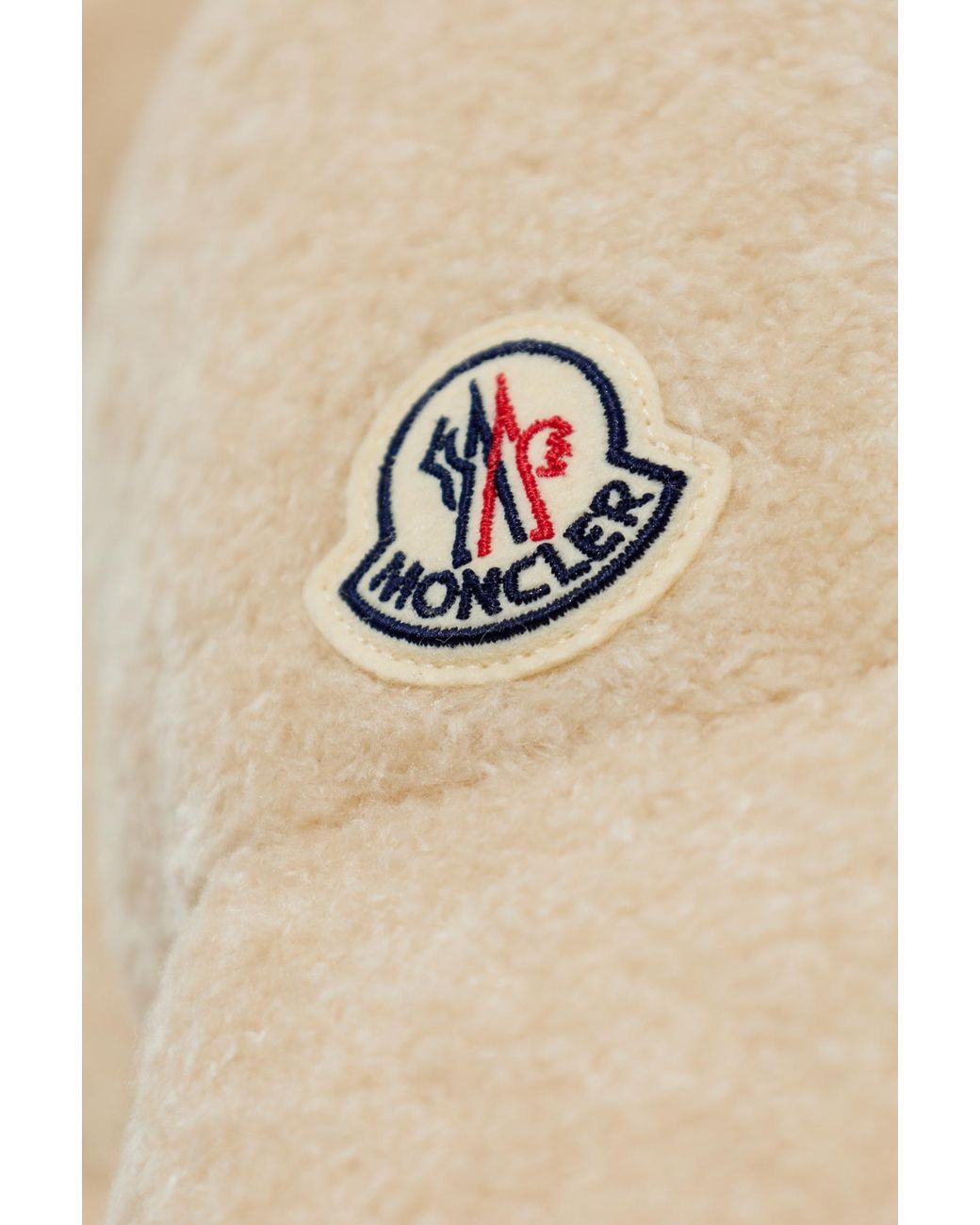 Moncler Blue Jacket With Wool Trim 'Cedre'