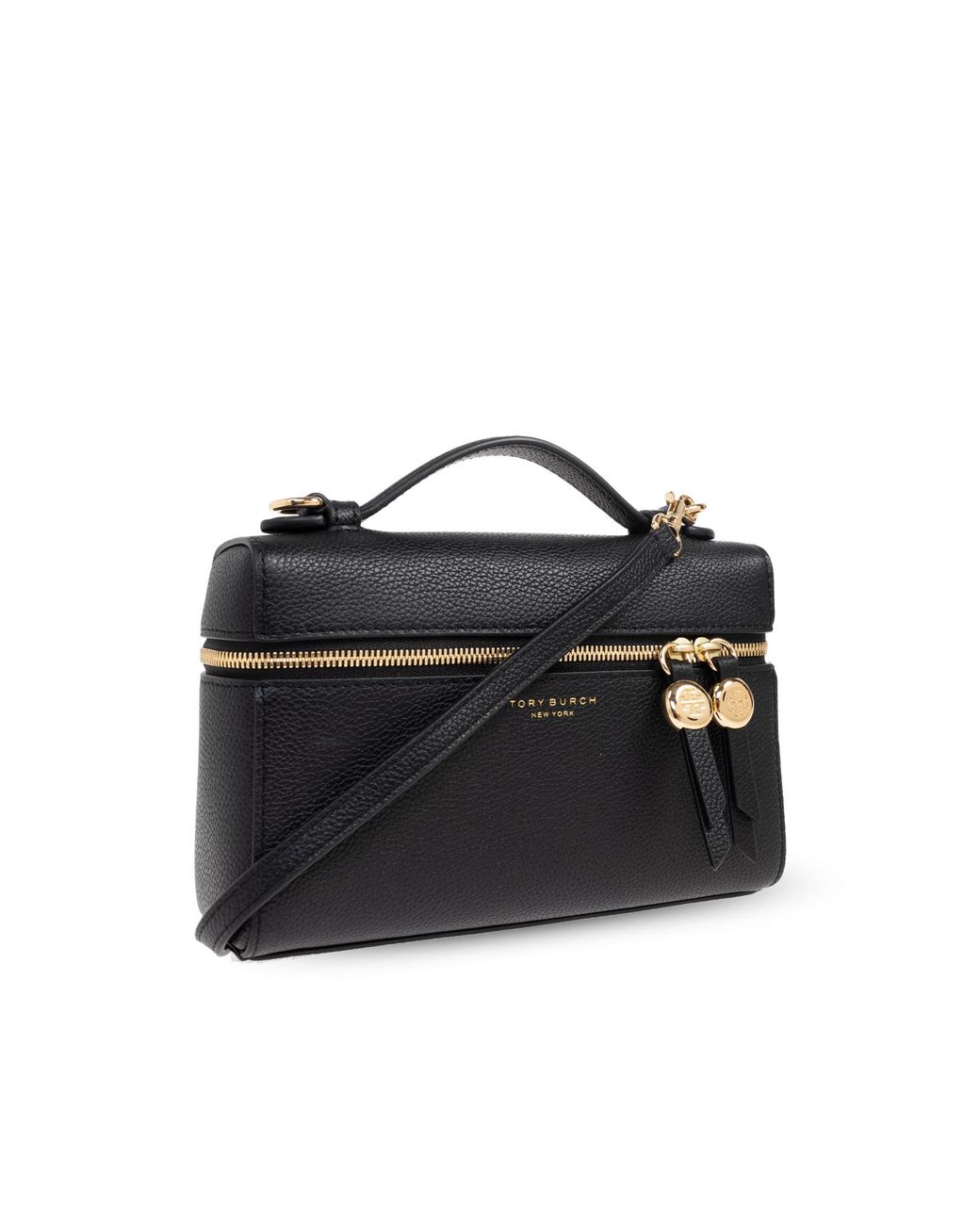 Tory Burch Black "Romy Slim" Handheld Bag