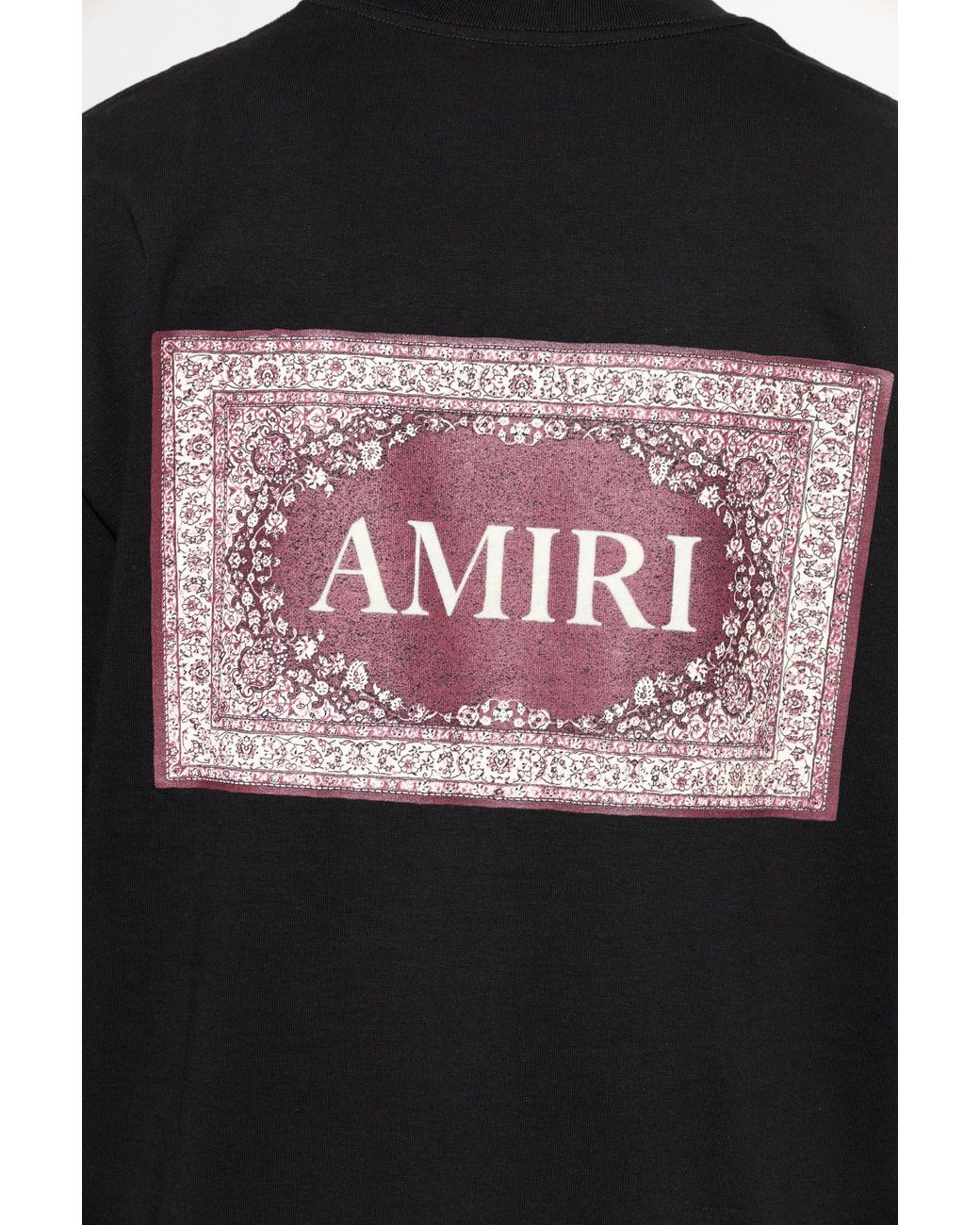 Amiri Black T-Shirt With Logo for men