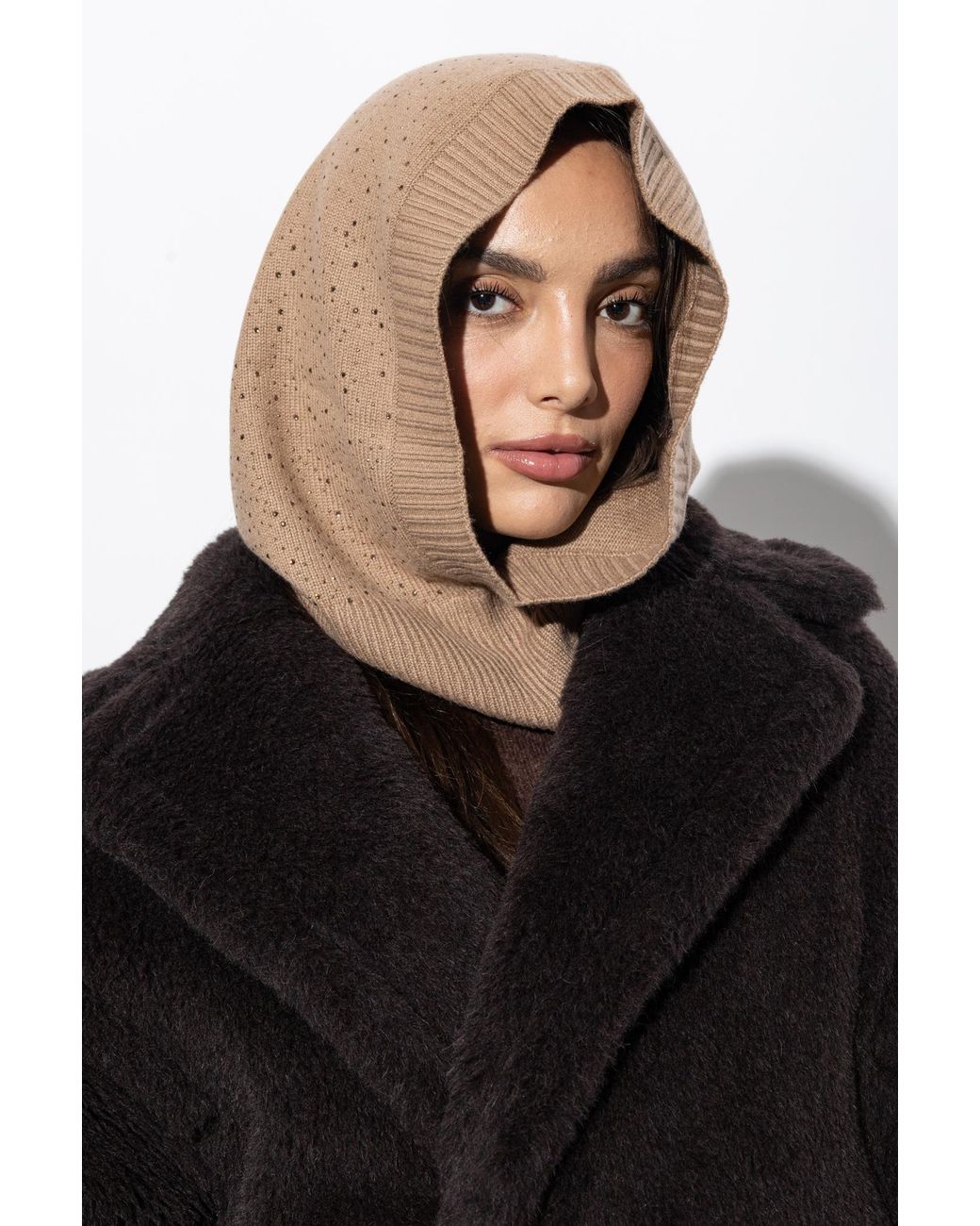 Max Mara Natural Cashmere Hood