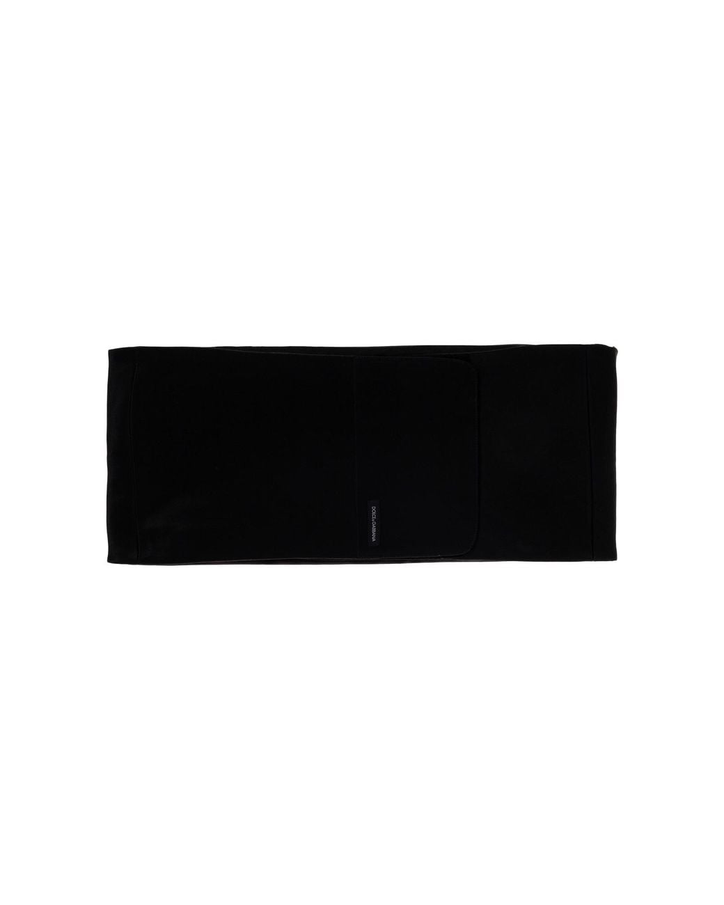 Dolce & Gabbana Black Silk Cummerbund for men