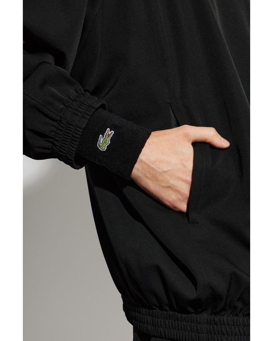 Lacoste Black Wristbands for men