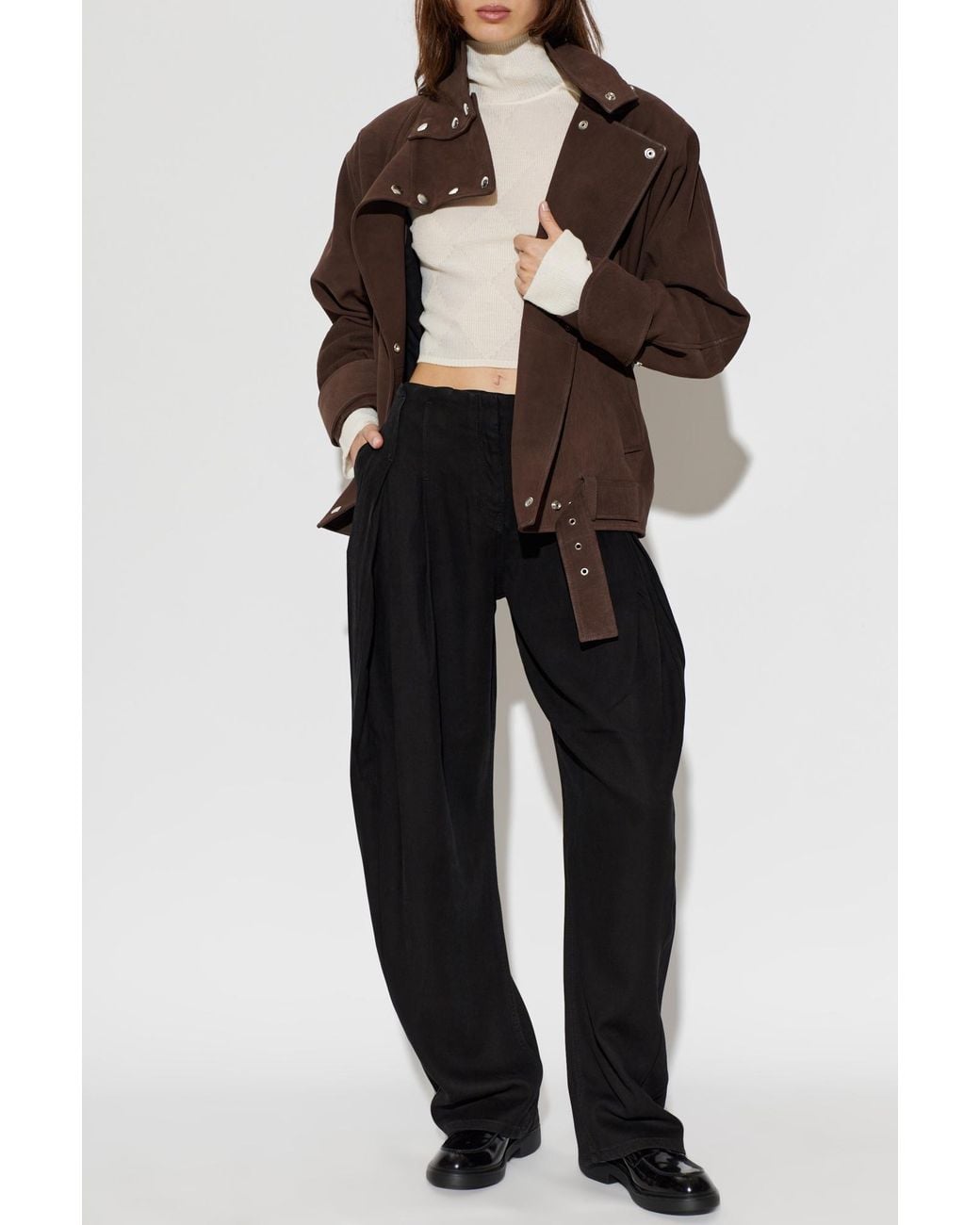 IRO Black Flow Trousers