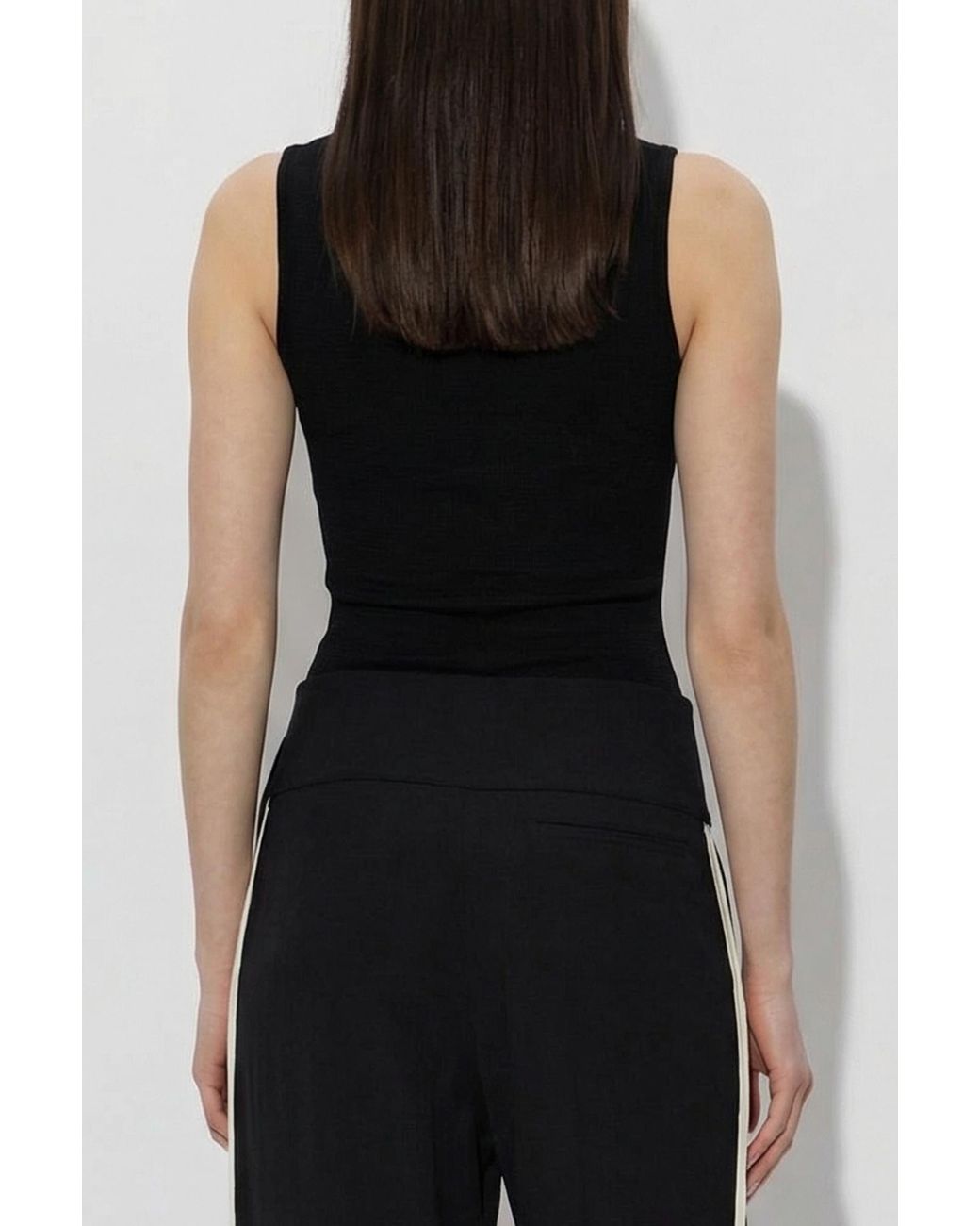 Entire studios Black Sleeveless Bodysuit
