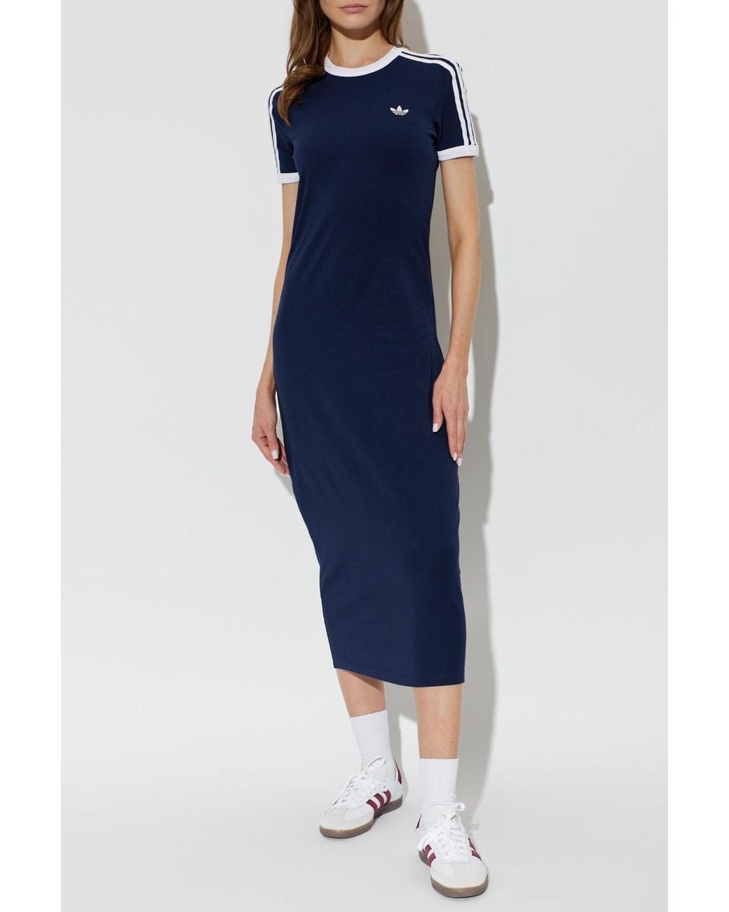Adidas Originals Blue Dress With Logo