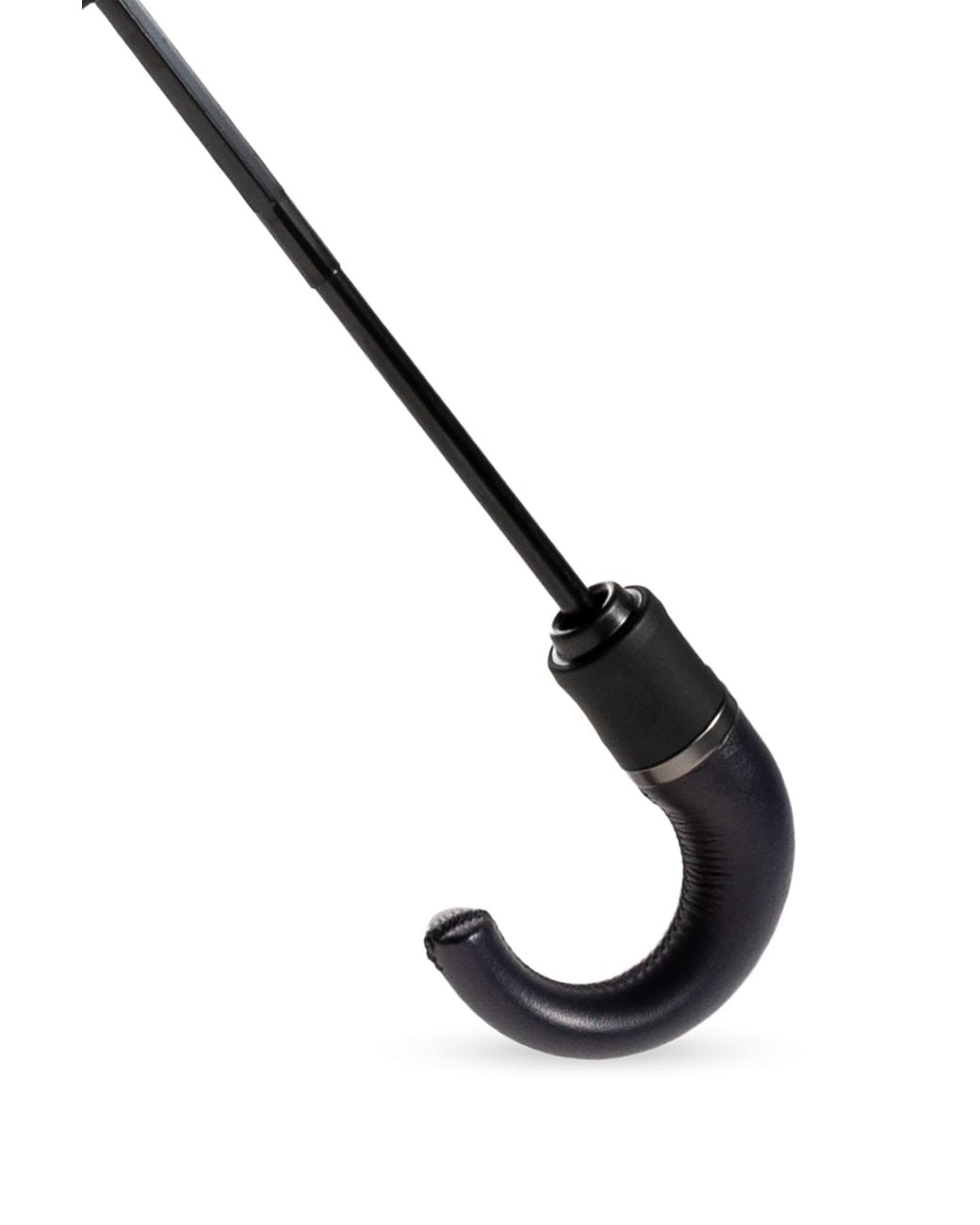 Moschino Black Folding Umbrella With Monogram