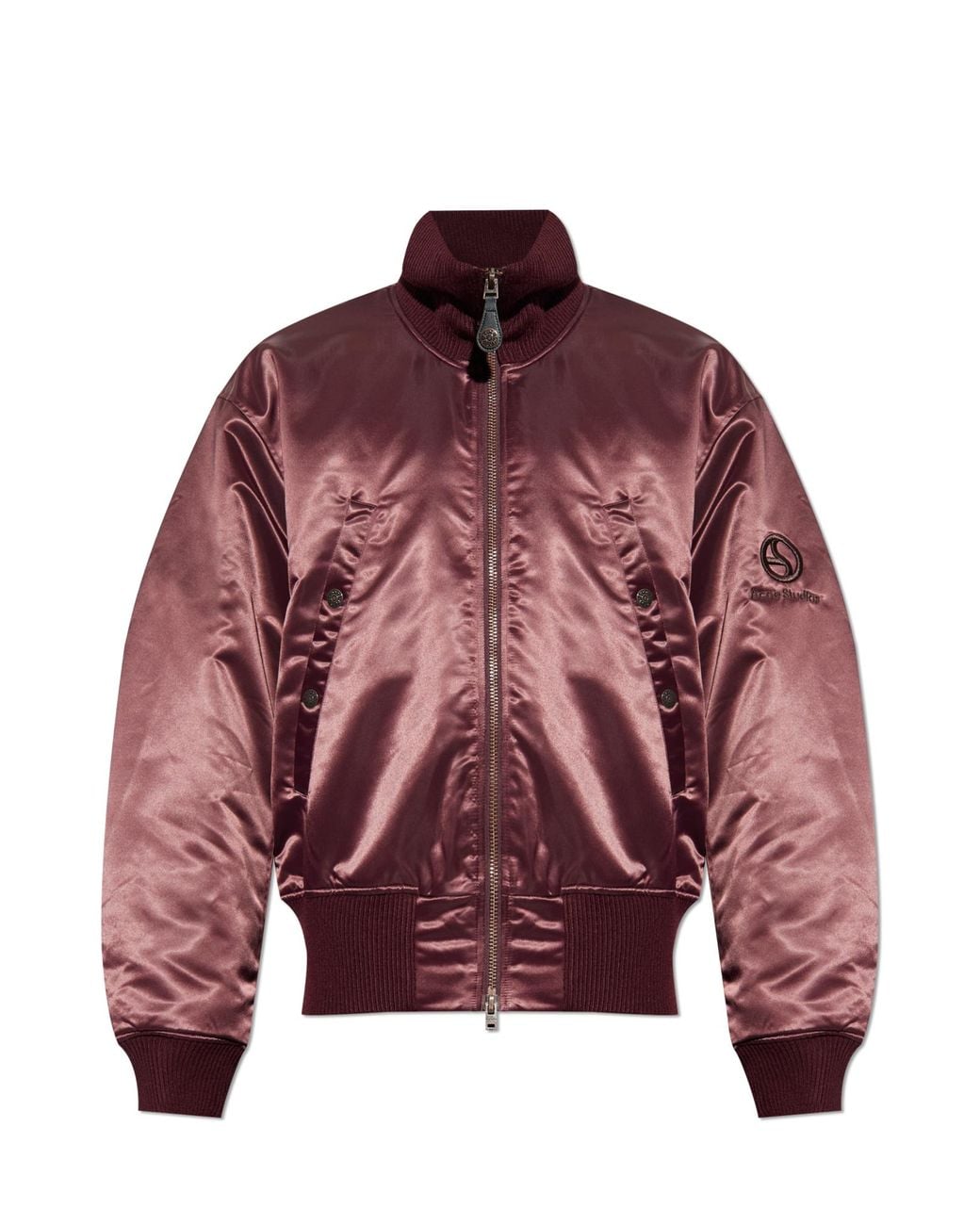 Acne Studios Reversible Bomber Jacket in Red for Men | Lyst UK