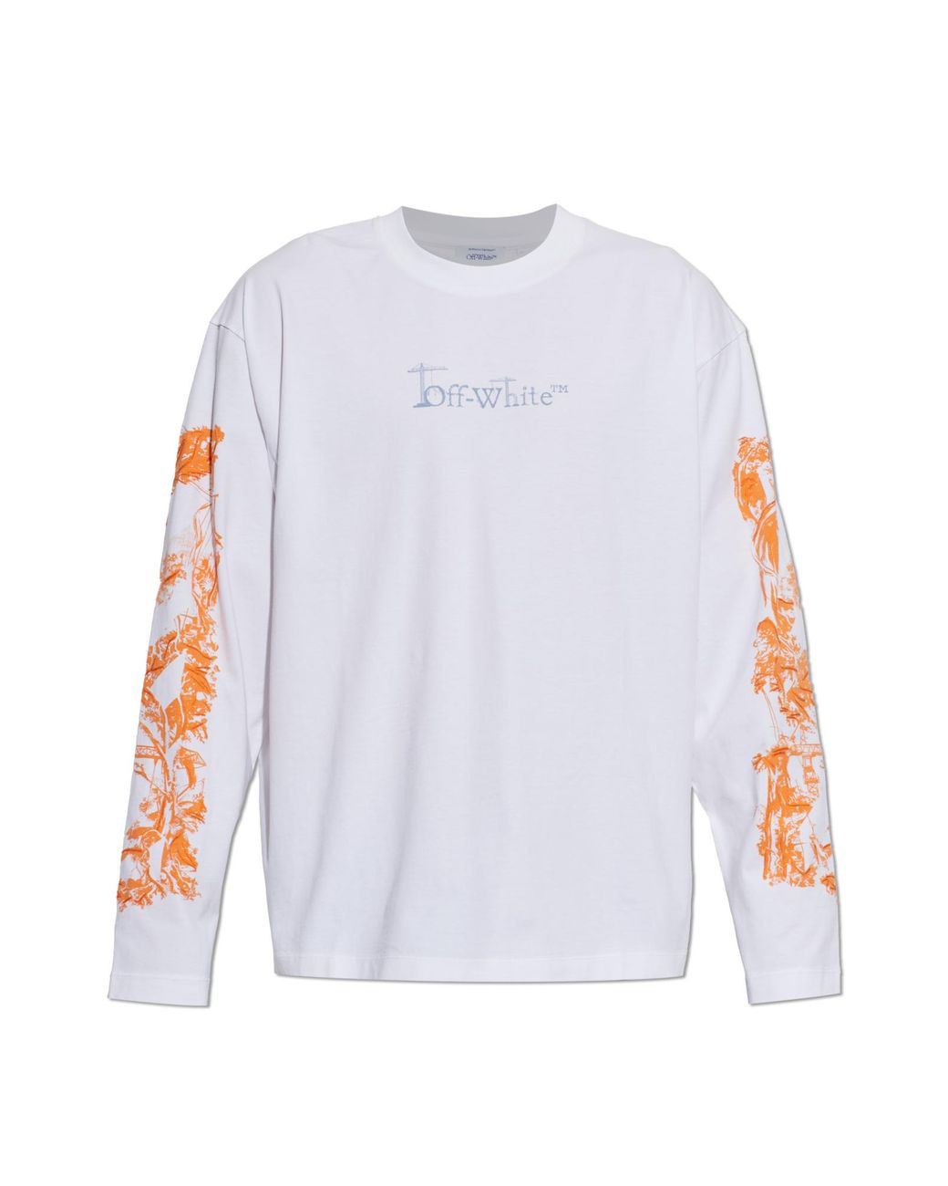 Off-White c/o Virgil Abloh White Long Sleeve T-Shirt for men