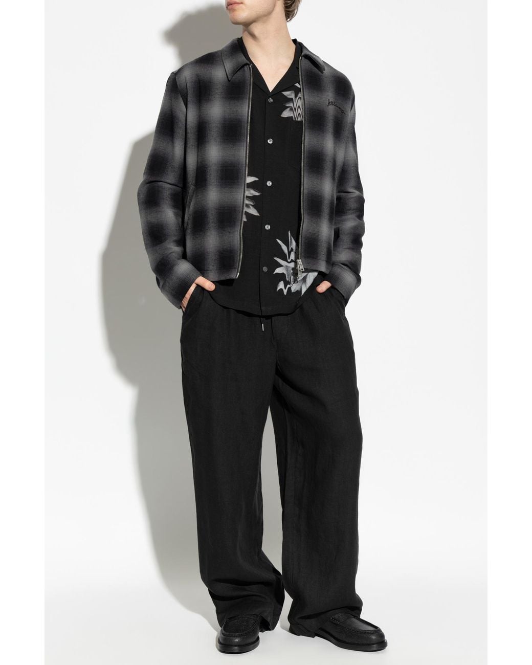 AllSaints Black Shirt 'Floraze' for men