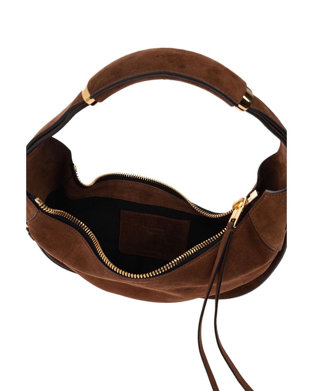 Moschino Brown Logo Bag