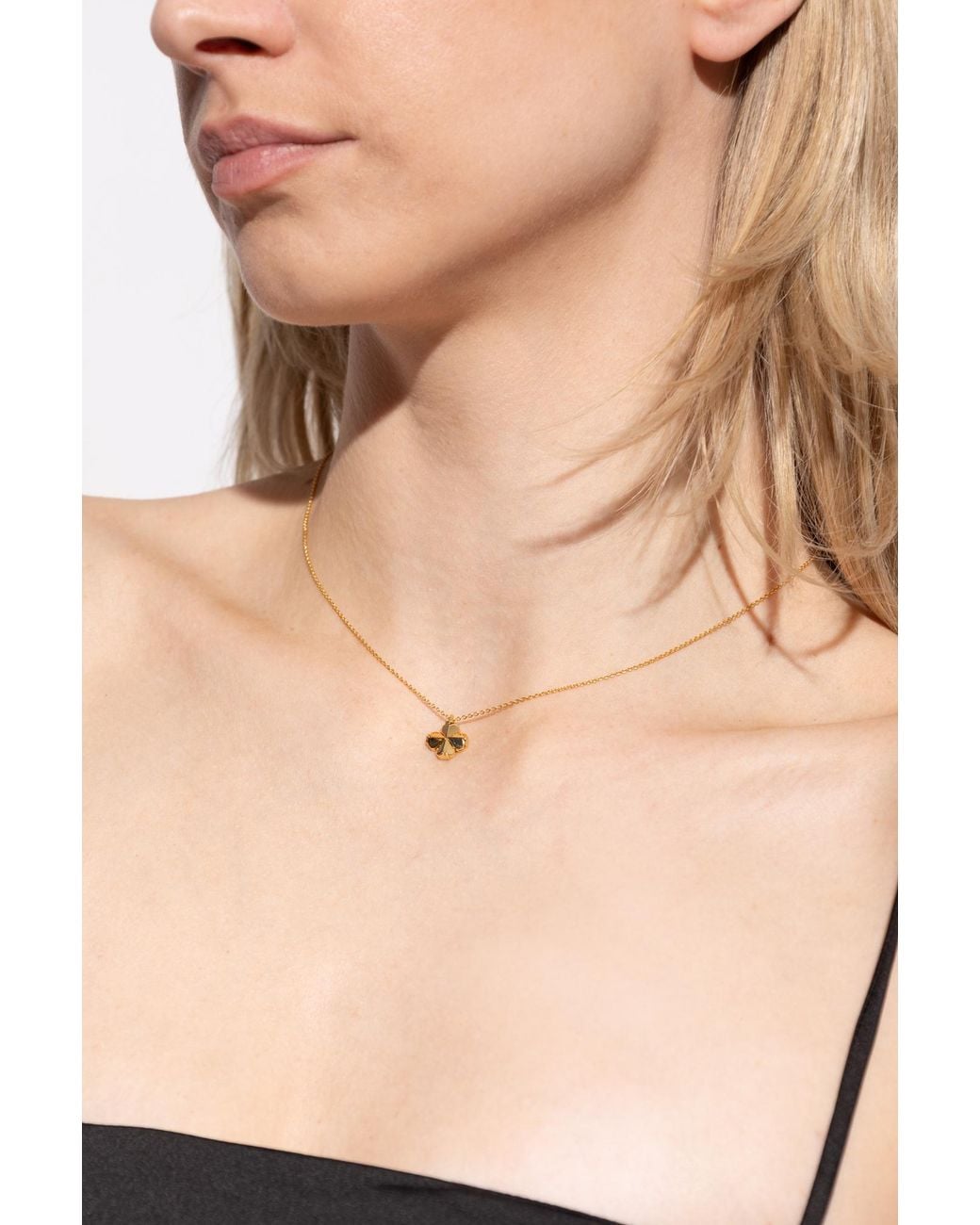 Kate Spade Metallic Necklace With A Pendant