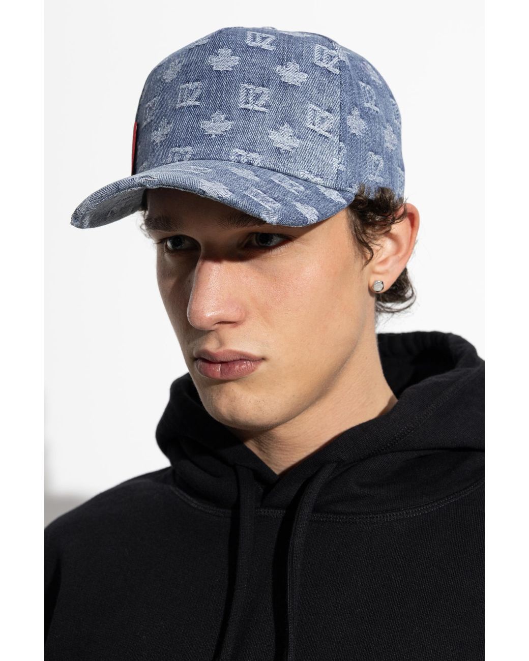 DSquared² Blue Baseball Cap for men