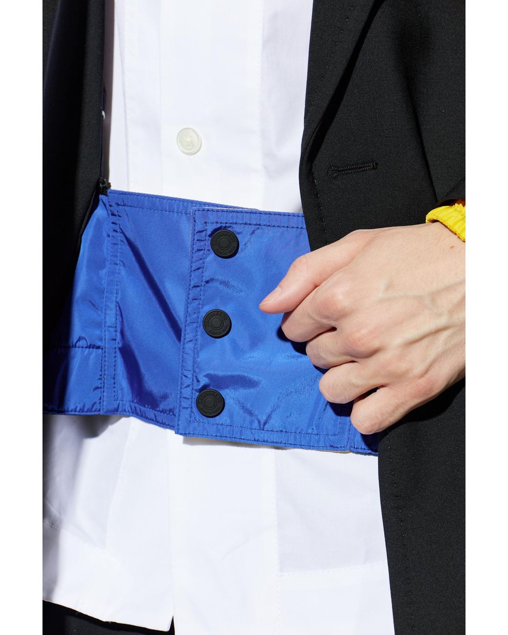 DSquared² Black Wool Blazer With A Single Vent for men