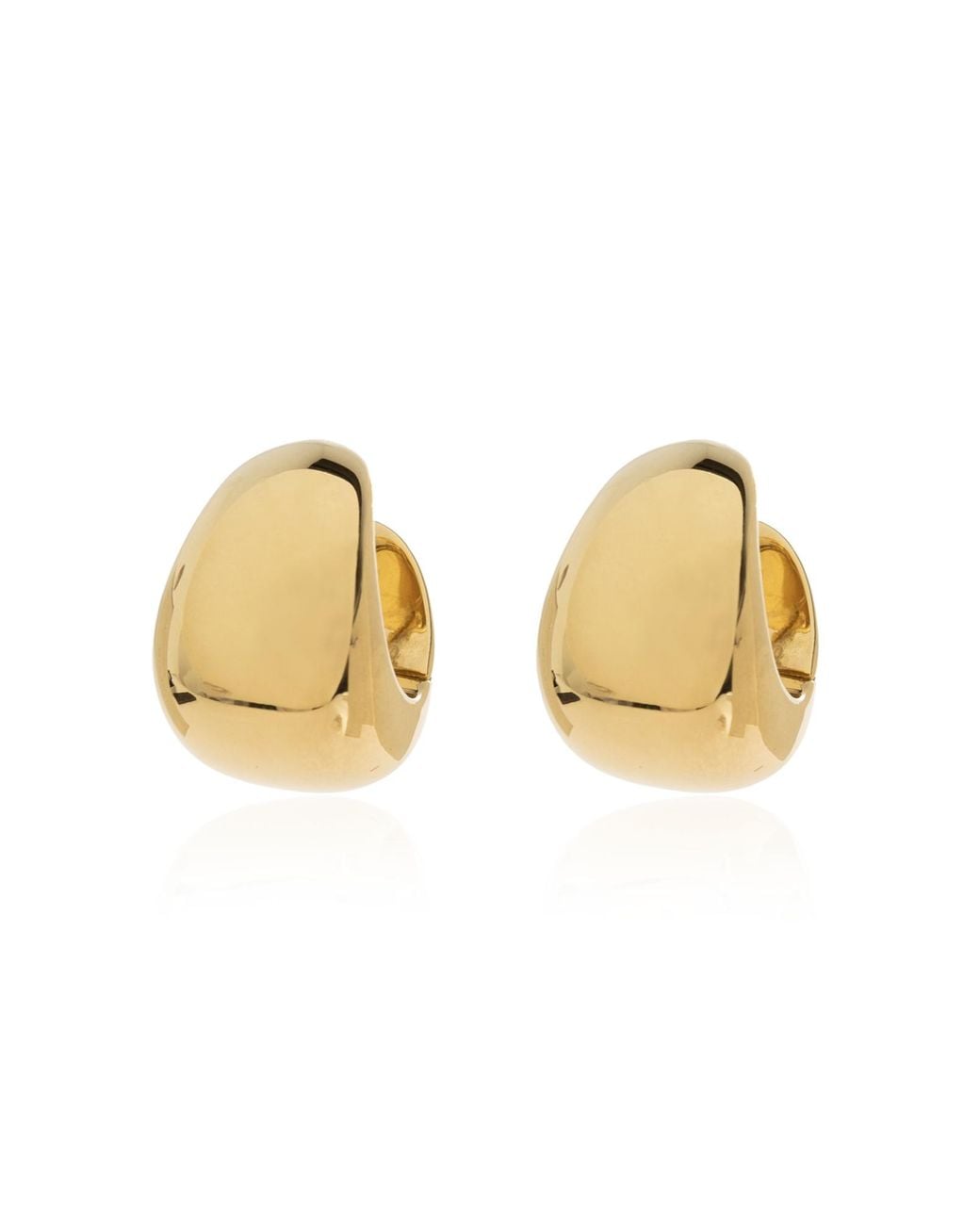 LIE STUDIO Brown Earrings