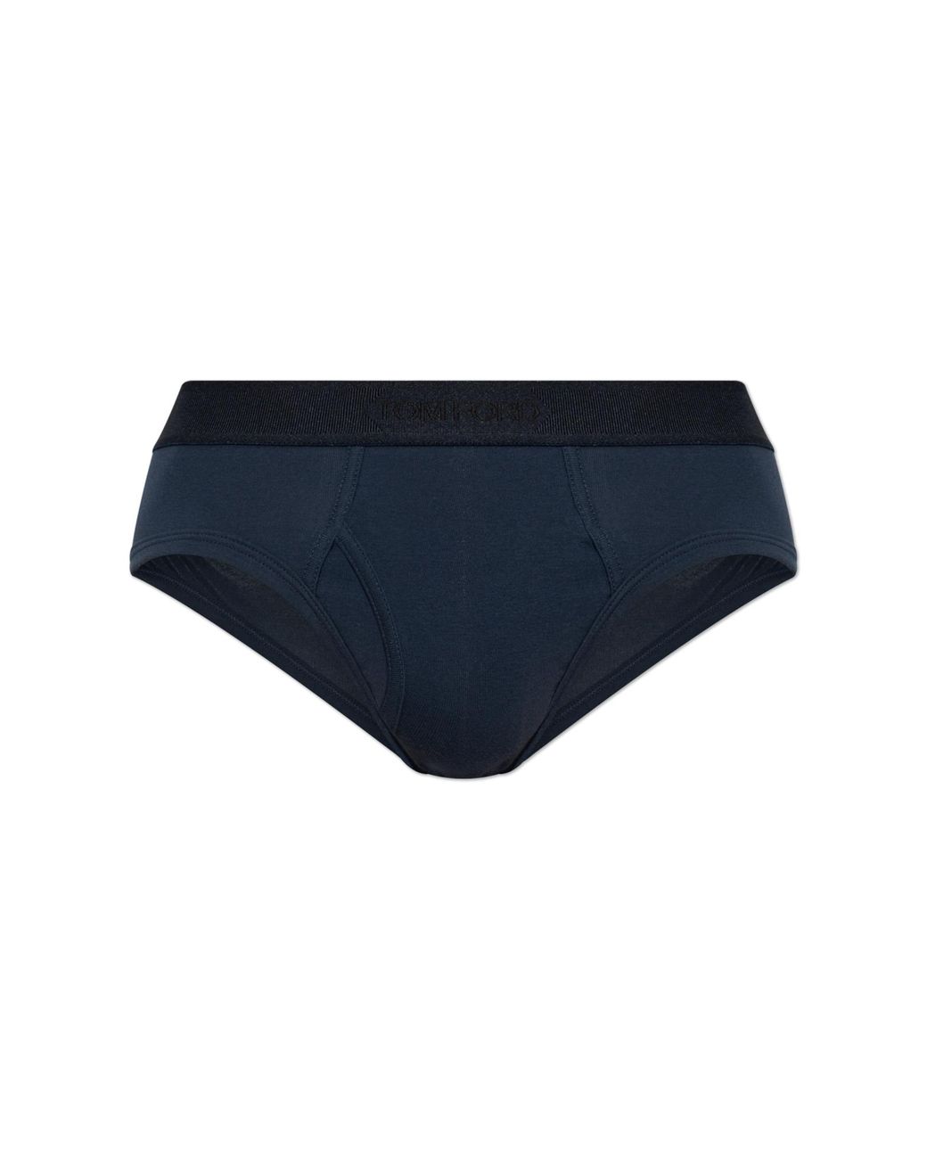 Tom Ford Blue Briefs With Logo for men