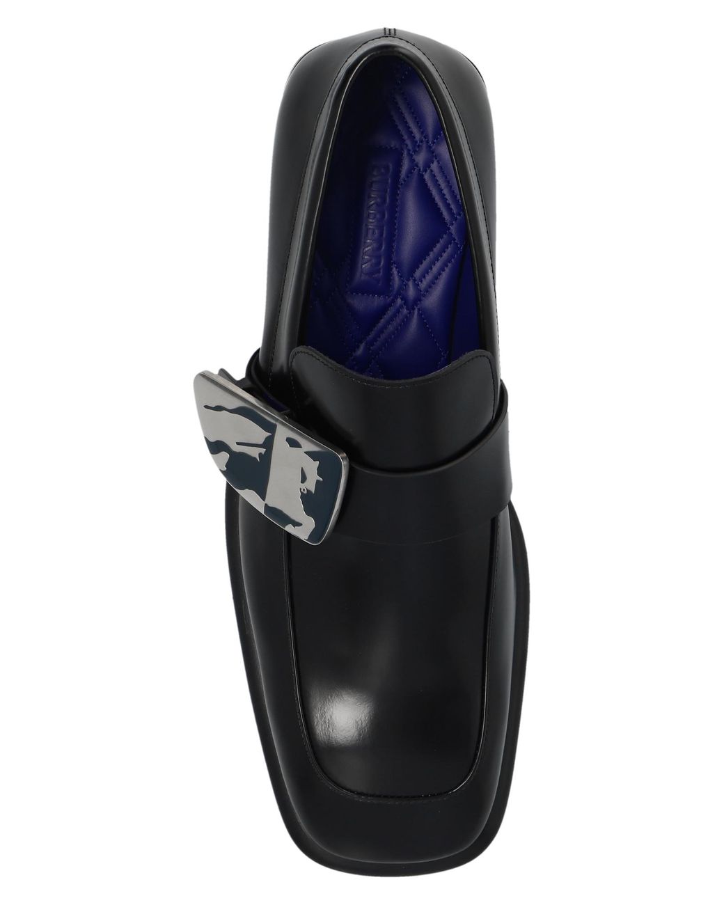 Burberry 'Shield' Loafers in Black for Men | Lyst