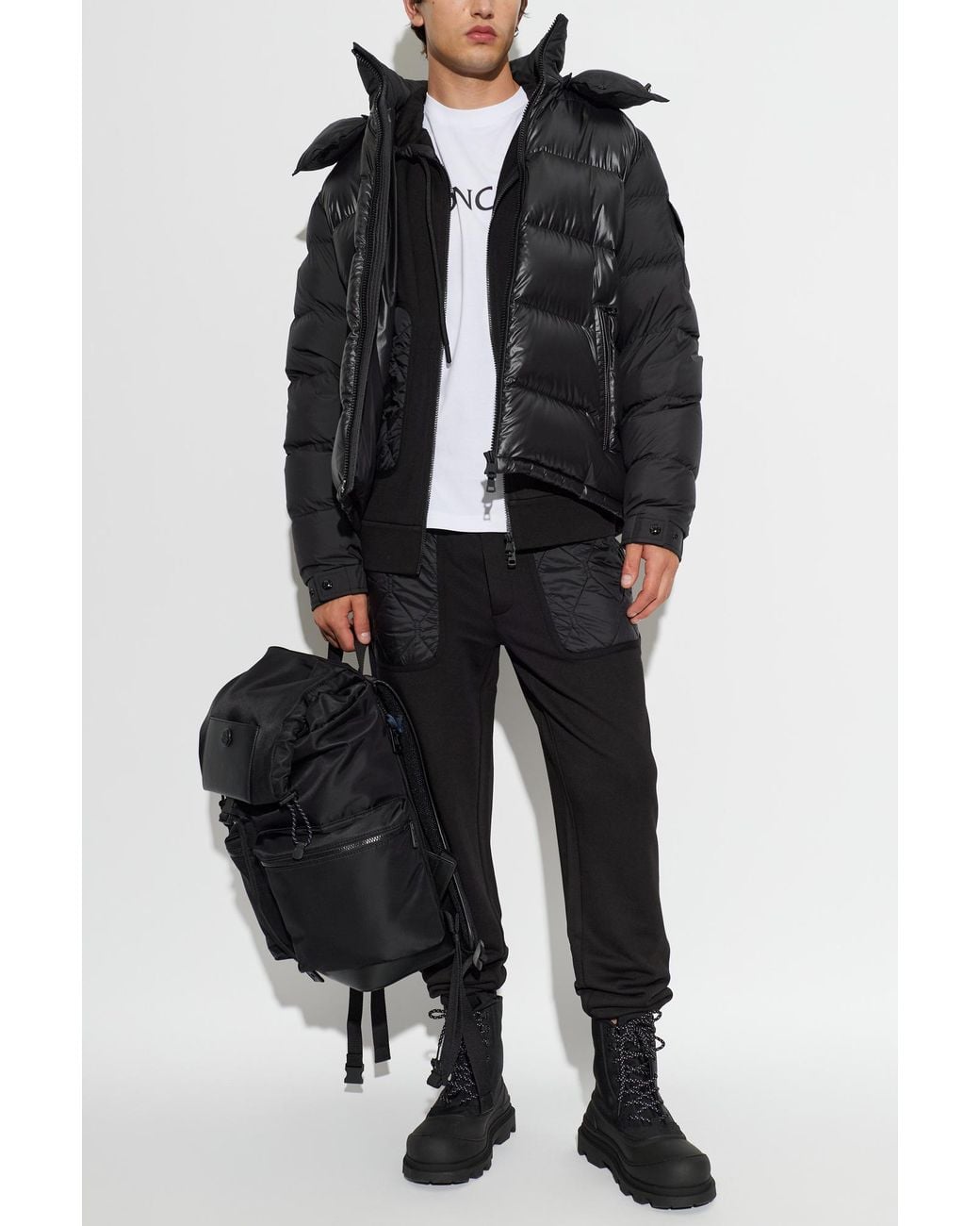 Moncler Black 'Maya' Puffer Jacket for men